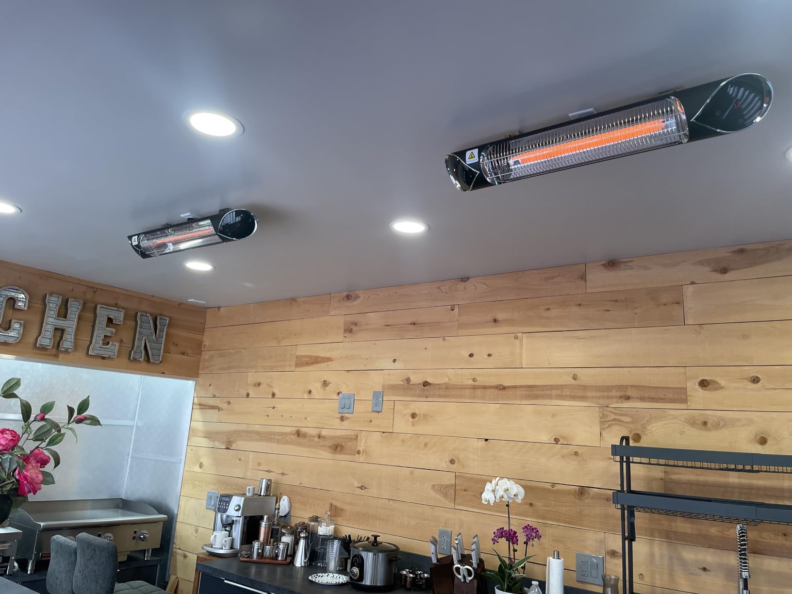 Briza Infrared Electric Patio Heater - Indoor/Outdoor Heater - Portable Wall/Garage Heater - 1500W - use with Stand - Mount to Ceiling/Wall customer photo 2