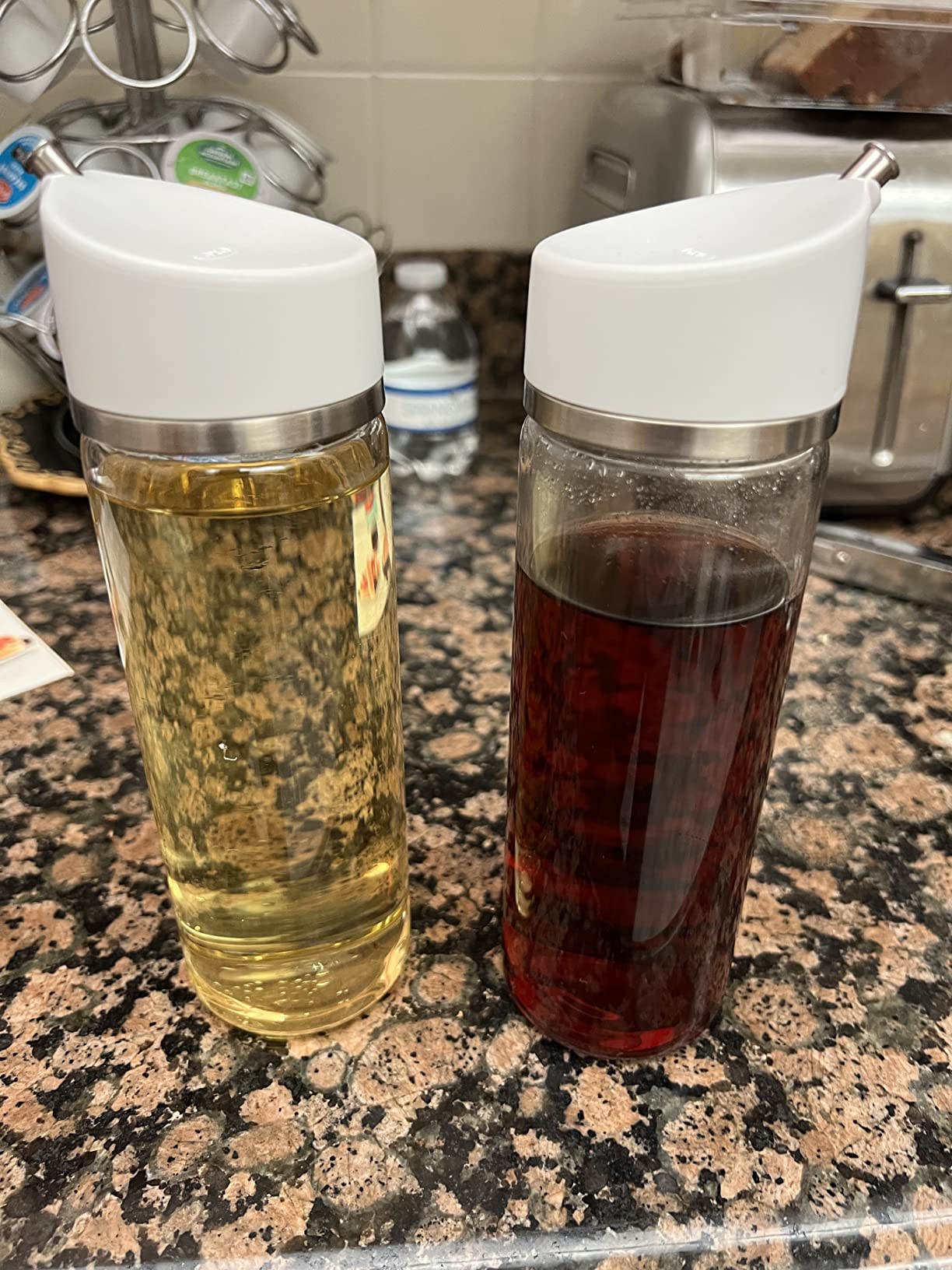 OXO Good Grips Precision Pour Glass Dispenser 2 Piece Set, Oil & Vinegar customer photo 1