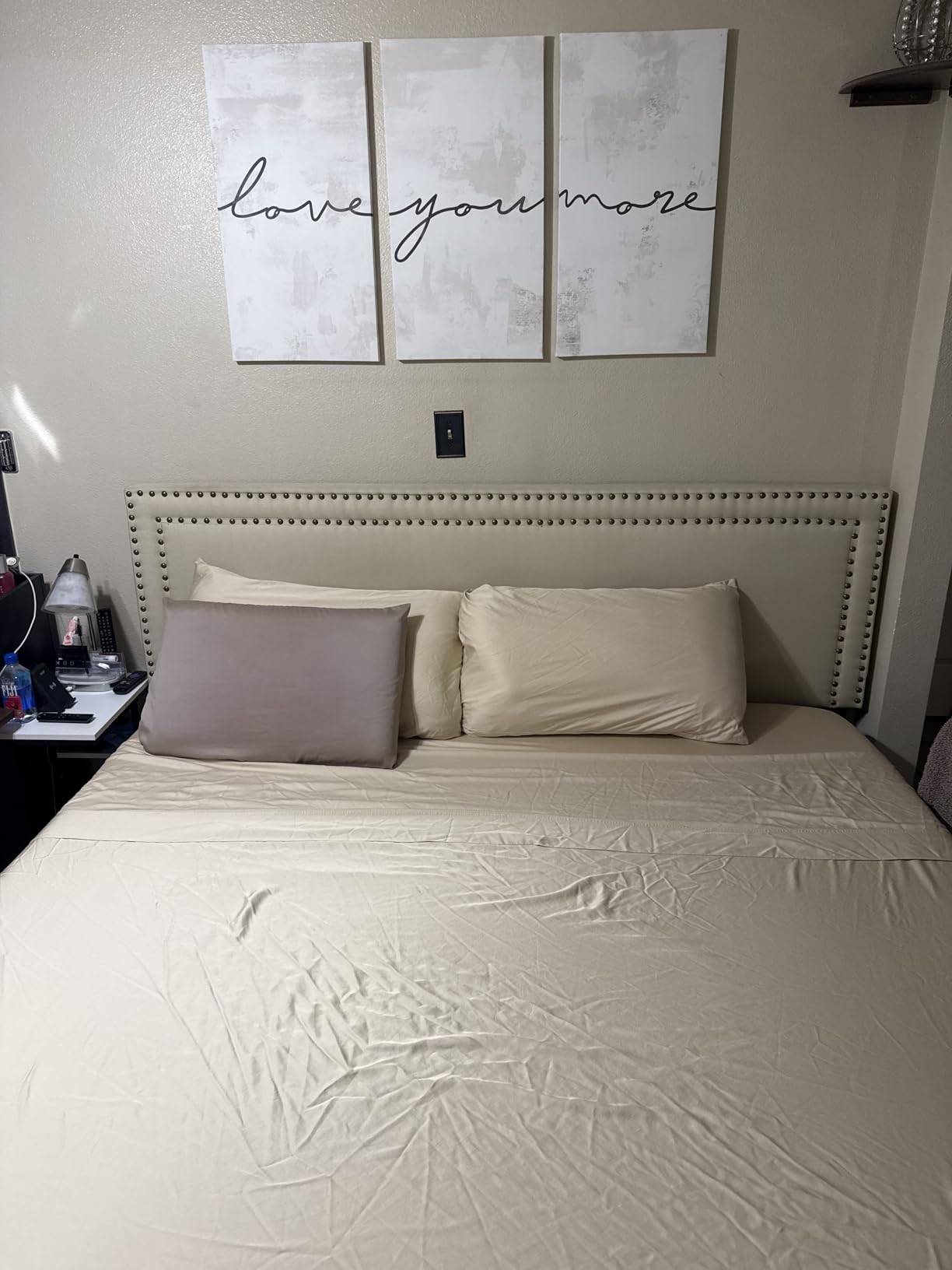 BAMPURE 100% Rayon from Bamboo Sheets Queen Size - 4pc Cooling Sheets Queen | Breathable, Viscose Bamboo Cooling Sheets for Hot Sleepers - up to 16