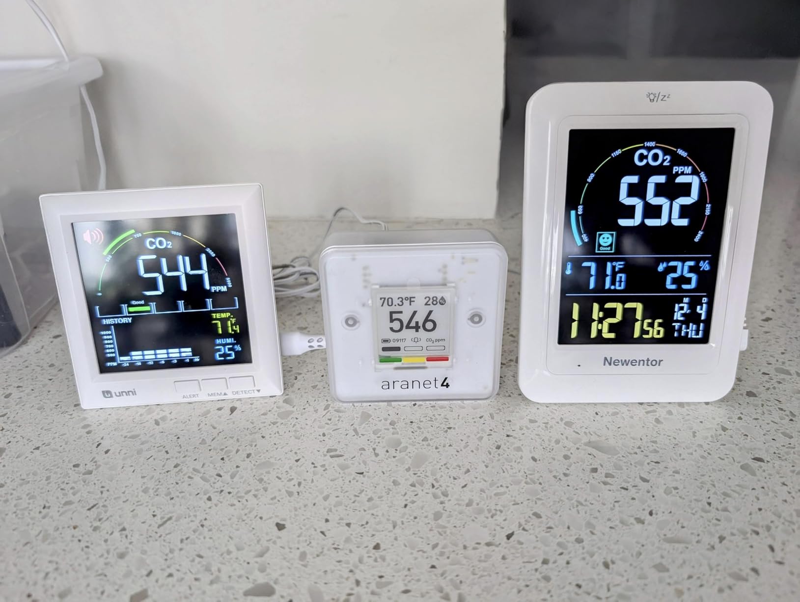 Aranet4 Indoor Air Quality Monitor, Wireless CO2 Detector for Home, Office | 4-year battery life, NDIR sensor customer photo 2