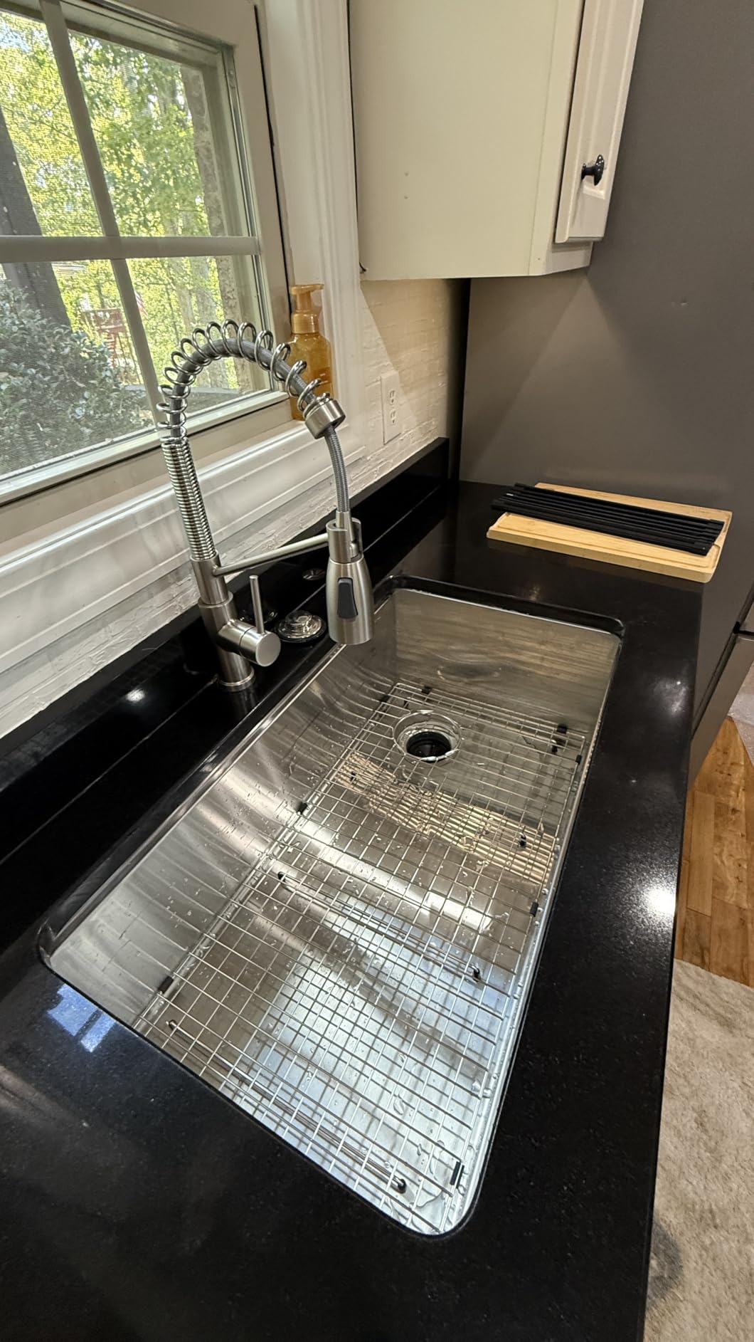 KRAUS Stainless Steel 17 in 16 Gauge Undermount Bar Sink KWU111-17 with NoiseDefend soundproofing and integrated ledge customer photo 1