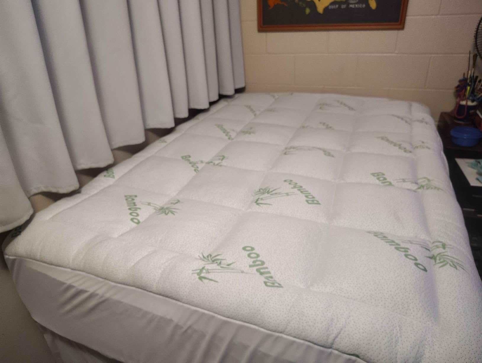 Niagara Sleep Solution Twin XL Ultra Soft Mattress Topper - Back Pain Relief | Rayon Derived from Bamboo, 20