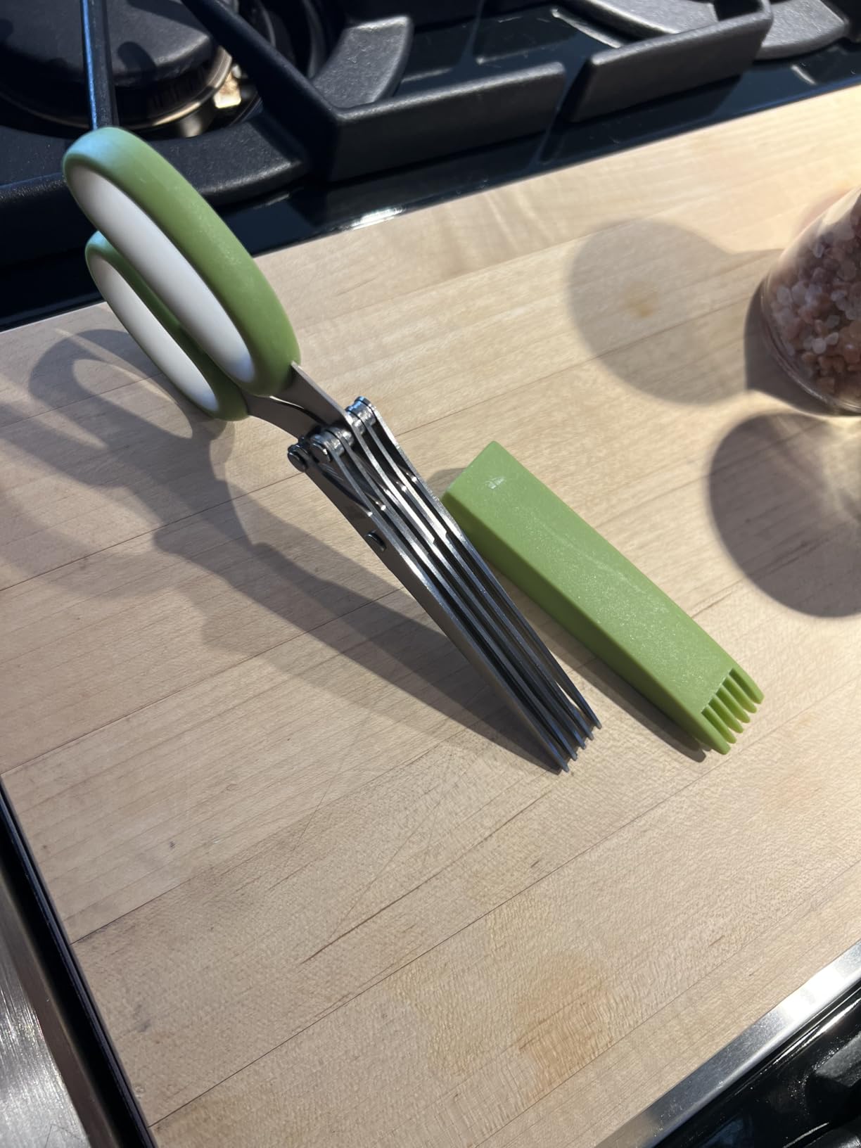 2026 Upgraded Herb Scissors, Effortless Herb Shears Cutter Tool with Sharp Stainless Steel Blades for Fresh Herbs, Must-Have Kitchen & Cooking Gadget, Black customer photo 1