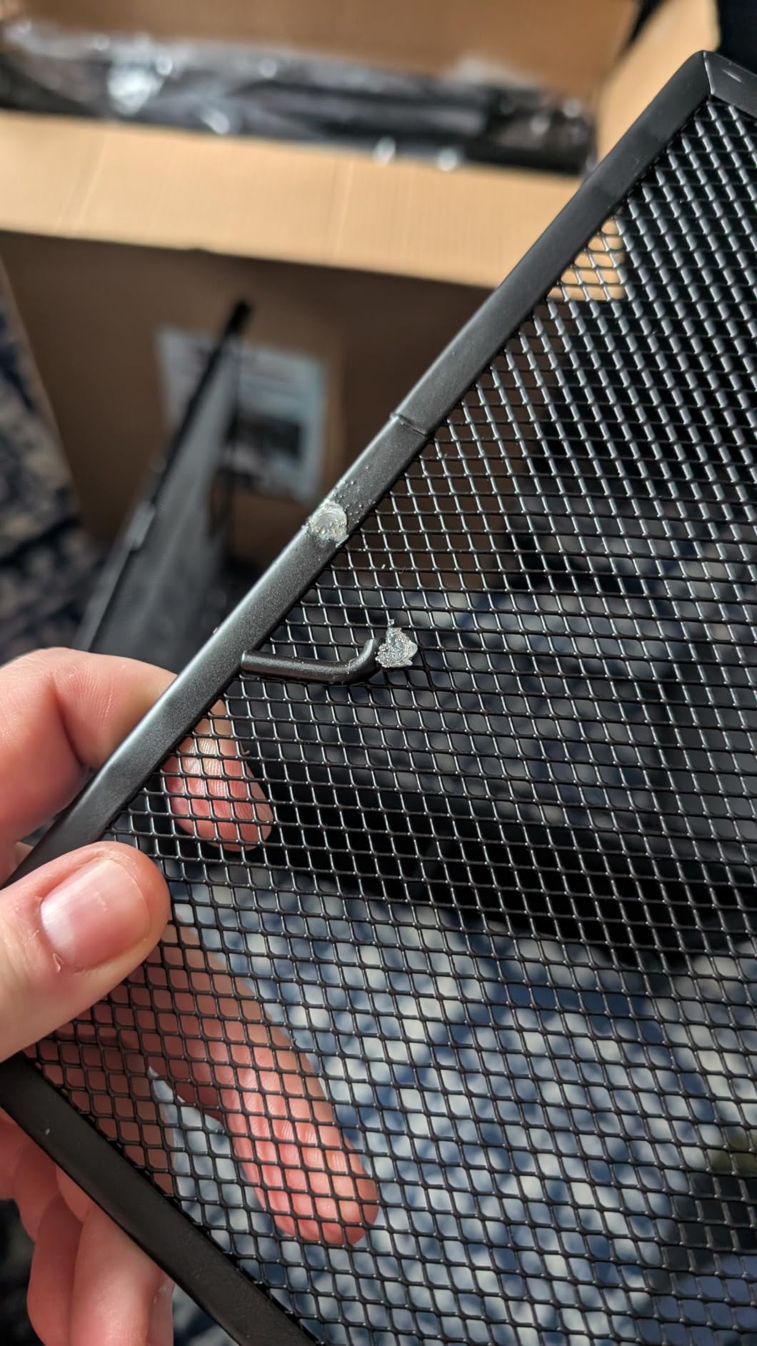 Simple Houseware Stackable Mesh Hanging Rolling File Cart, Black | File Folder Organizer with Lockable Wheels customer photo 2