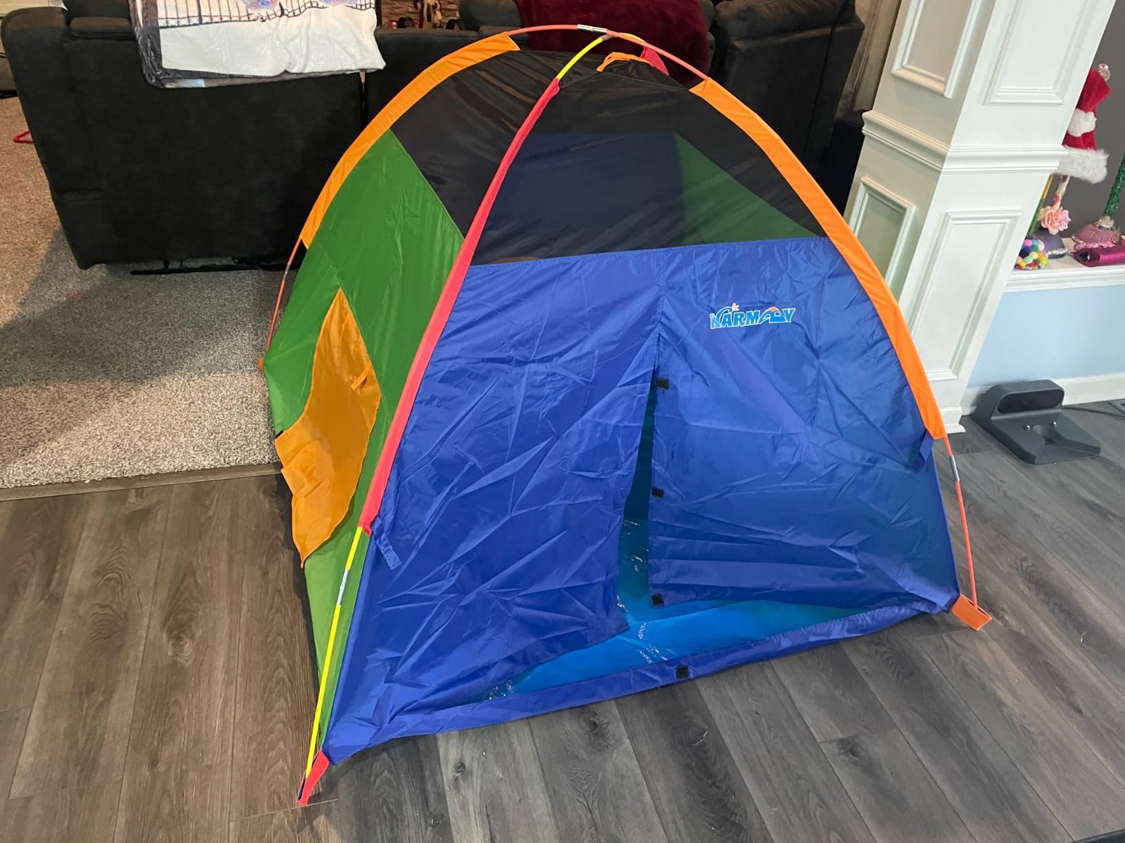 NARMAY Play Tent Easy Fun Dome Tent for Kids Indoor/Outdoor Fun - 60 x 60 x 44 inch | Playhouse for Boys, Waterproof Floor, Ideal Gift for Young Kids, Easy Setup & Storage customer photo 1