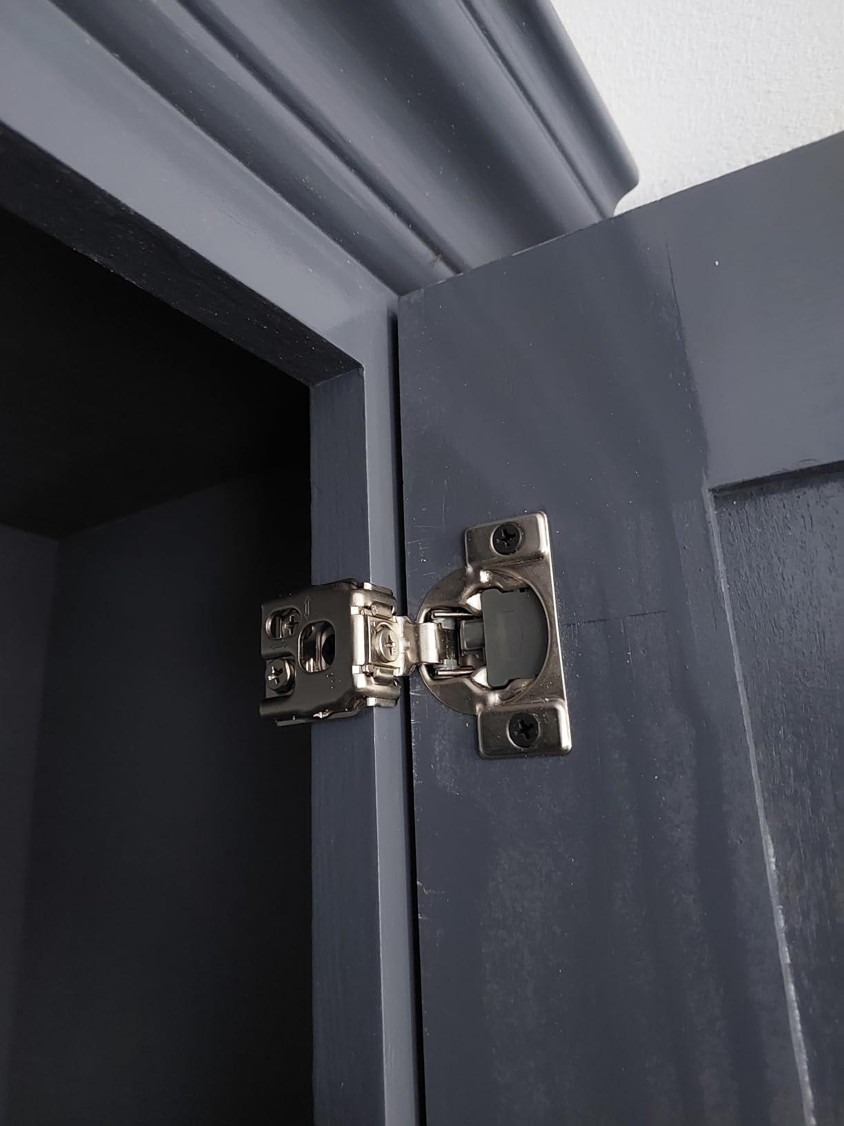 Soft Close Hinges for Kitchen Cabinet Hinges, 1/2 Inch Overlay, 10 Pack | 5 Pairs, self Closing Motion, Concealed Cabinet Fit, Stainless Steel, Satin Nickel, Hidden Hinges, for Face Frame Door customer photo 2