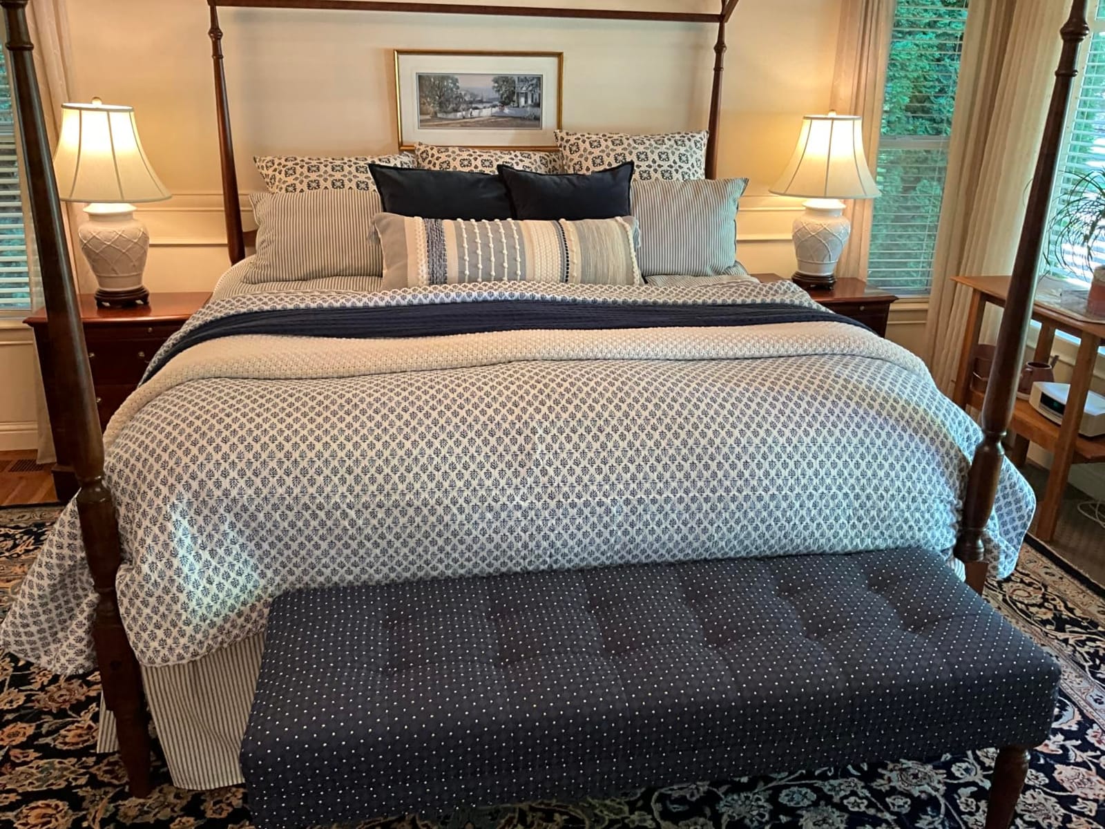 Bedsure Cooling Waffle Blanket for Hot Sleepers, Ivory, Queen, 90