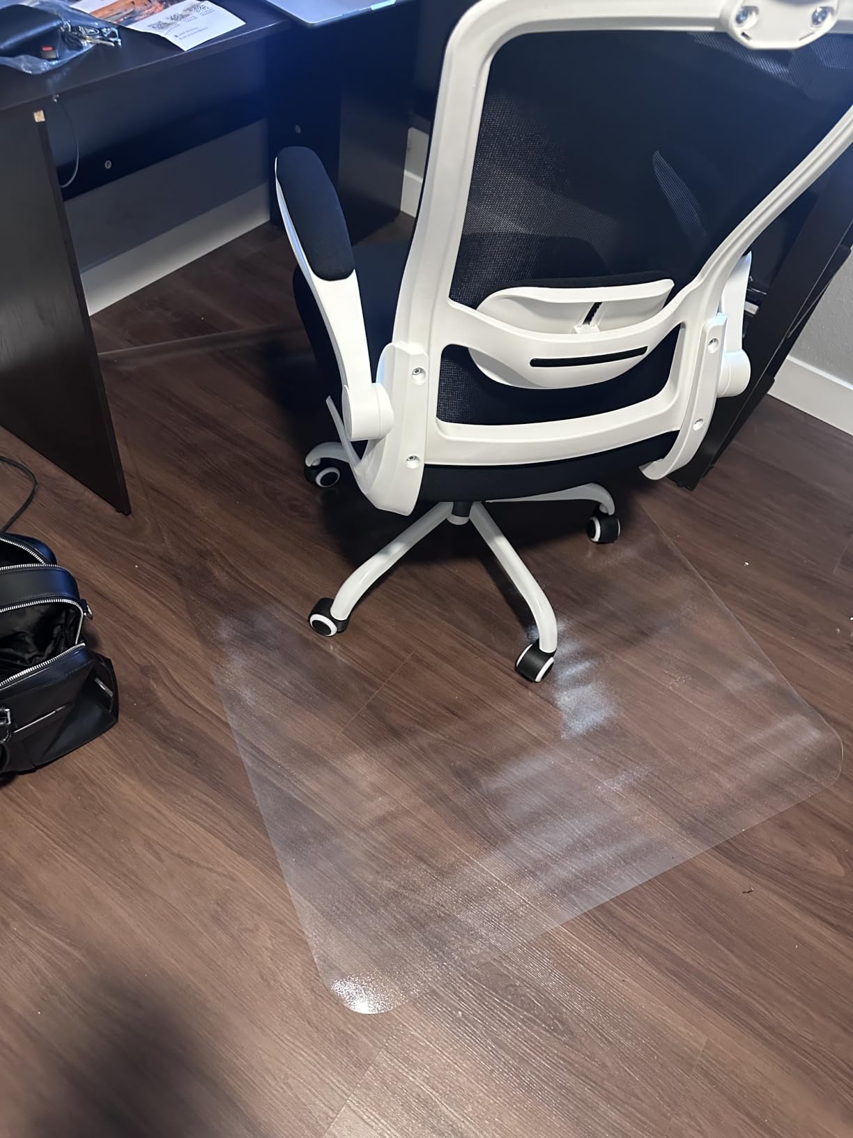 Kuyal Clear Chair mat for Hardwood Floor, 36 x 48 inches | Transparent Floor Mats Wood/Tile Protection Mat for Office & Home (36