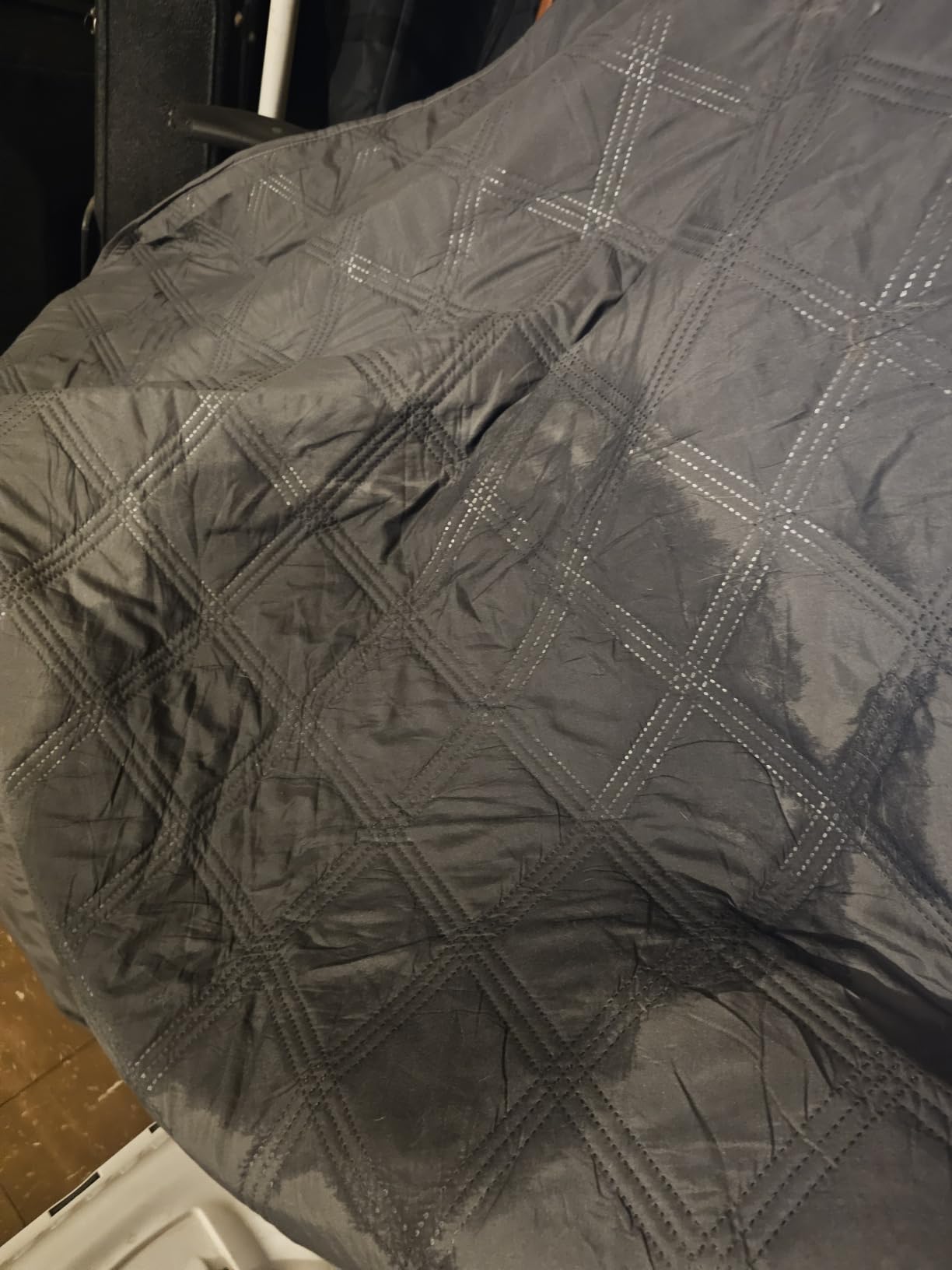 Ameritex Waterproof Dog Bed Cover Pet Blanket with Anti-Slip Back | Washable Pet Blankets, Non-slip Furniture Protector for Dogs Cats Sofa Couch Cover for Dogs (52x82 Inches, Darkgrey) customer photo 1