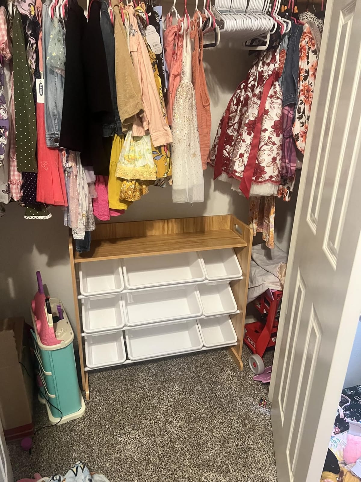 Humble Crew Kids Toy Organizer with Display Shelf, 9 Bins, 3 Tier Storage customer photo 1