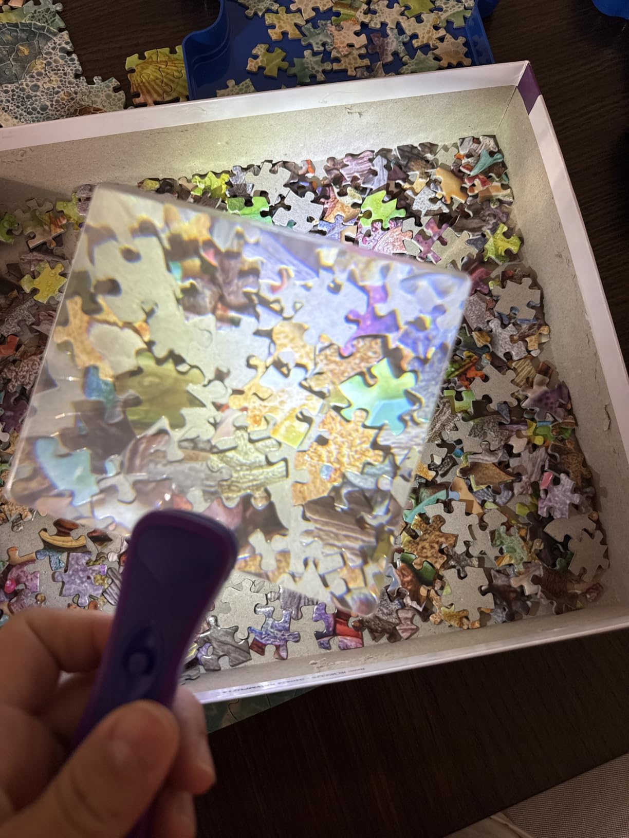 Ceaco - Puzzle Scoop with LED Light & Magnifier - 1 Count Lifting Tool | Giftable, Puzzler Accessory customer photo 2