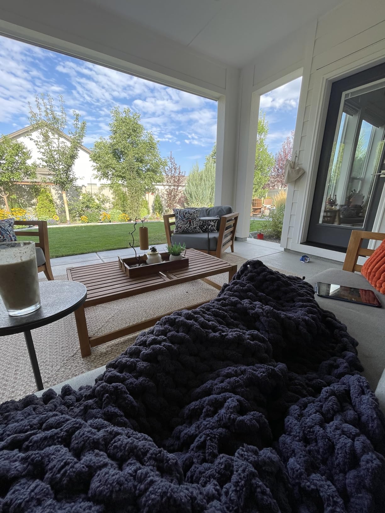 Chunky Knit Blanket Throw - 50
