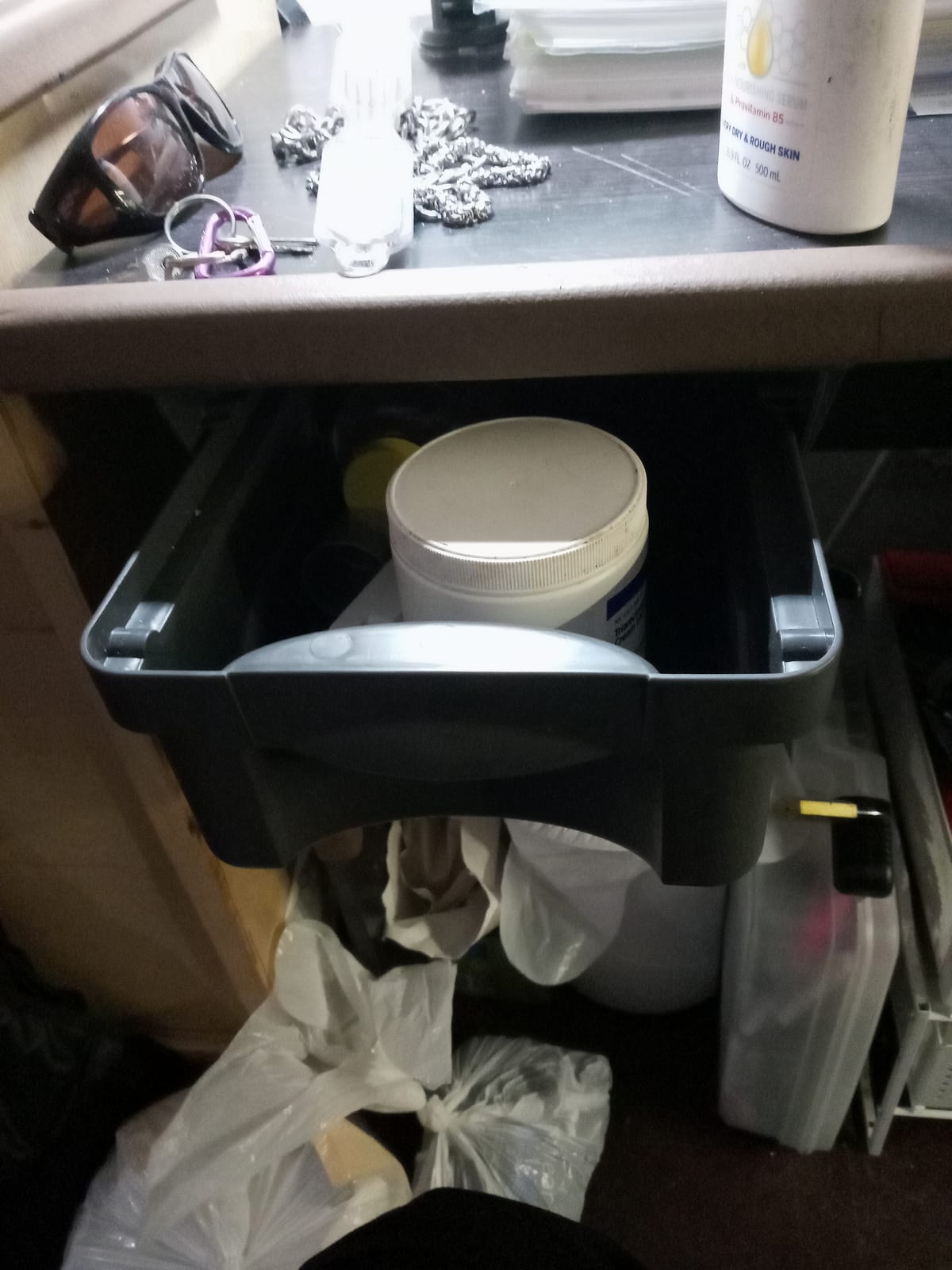 Camco 43450 Pop-A-Drawer, RV Under Cabinet Drawer - The Perfect Solution for Additional Storage in Your RV - Mounting Brackets and Hardware Included customer photo 2