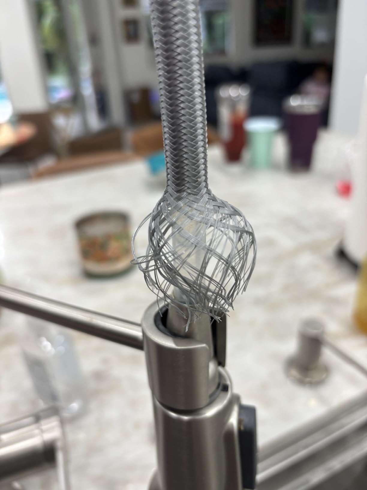 KRAUS Britt 2nd Gen Commercial Style Pull-Down Single Handle Kitchen Faucet in Spot Free Stainless Steel, KPF-1691SFS customer photo 2