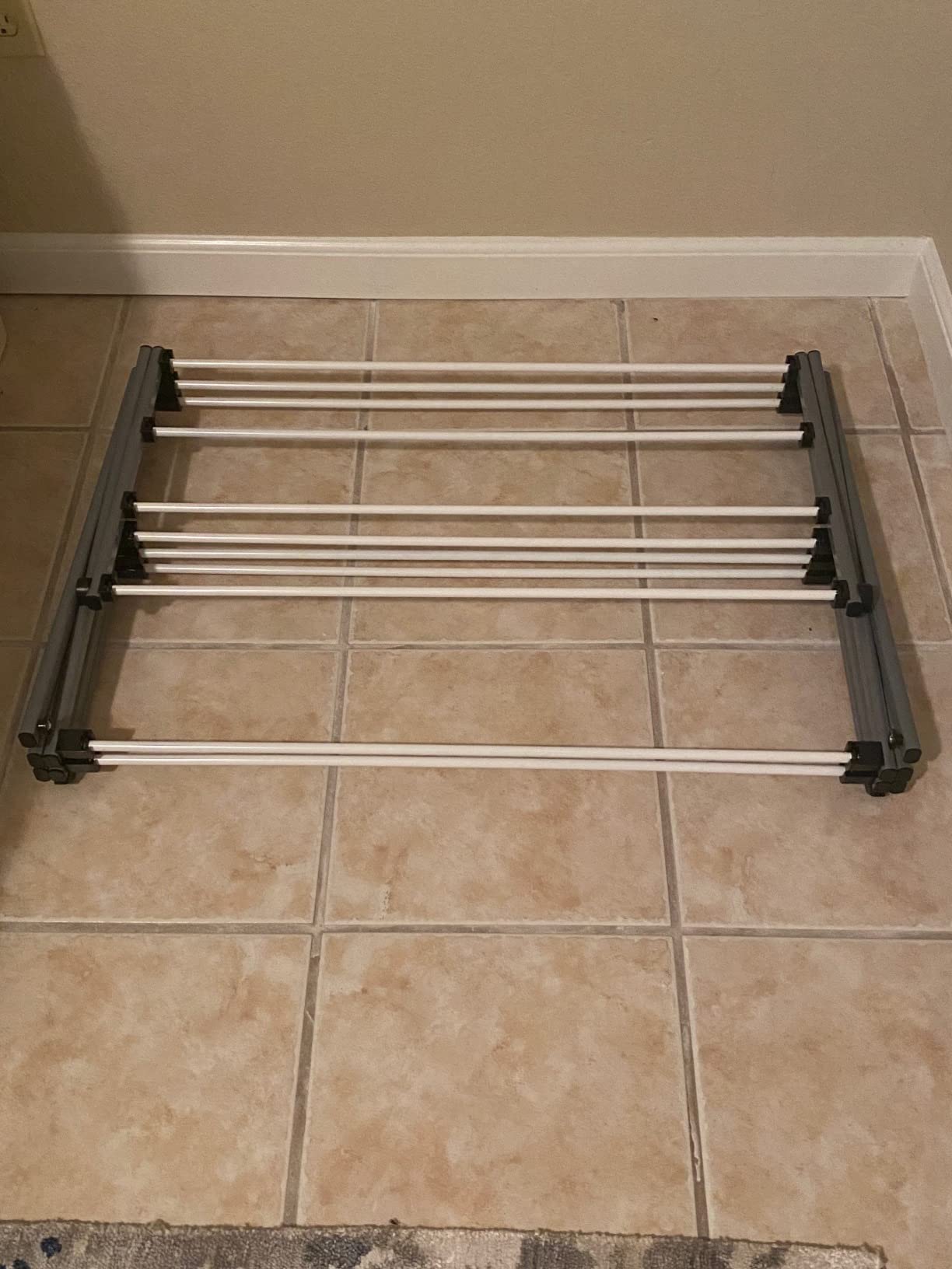 Honey-Can-Do 6-Tier Collapsible Steel Clothes Drying Rack, 24 ft, White customer photo 1