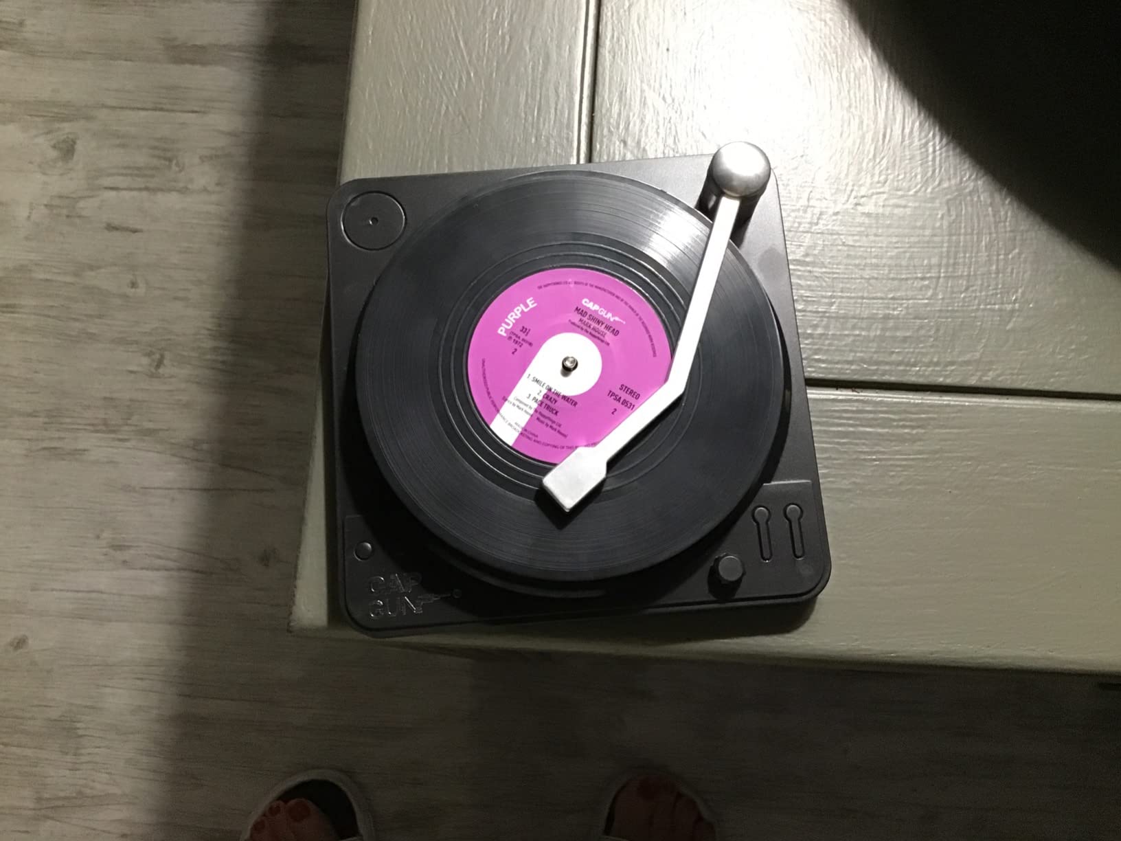 MECOWON Vinyl Record Coasters with Record Player Holder - 6 Packs, Cool Coasters for Music Lovers customer photo 2