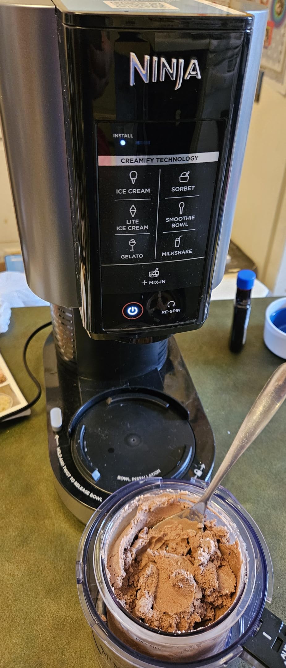 Ninja CREAMi 7-in-1 Ice Cream Maker, Ice Cream, Gelato and more, NC301 | Ninja CREAMi transforms frozen bases into ice cream, sorbet and milkshakes at a button touch, from healthy to indulgent customer photo 2