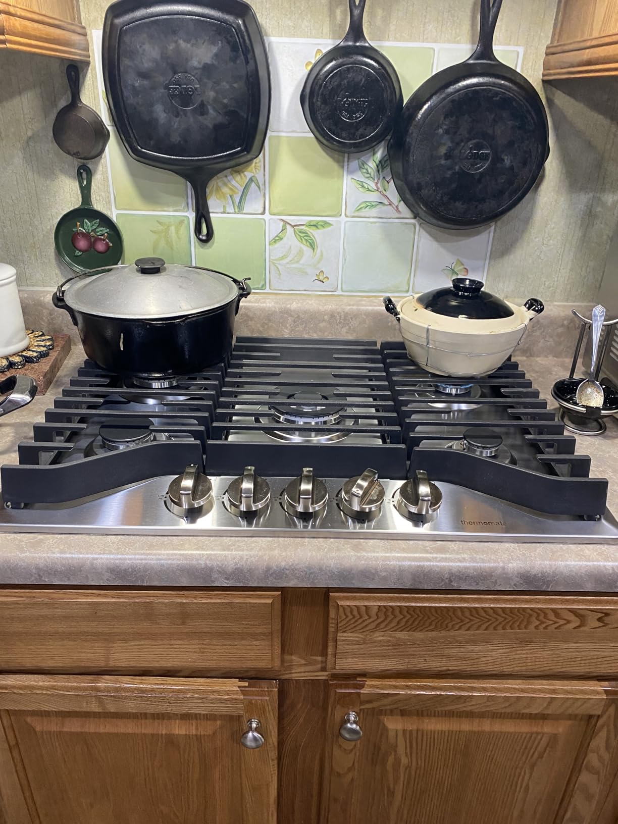 ThermoMate Heavy 30 Inch Gas Cooktop with 4 Italy Sabaf Power Burners, Built In Gas Stove Top of 304 Stainless Steel, NG/LPG Convertible with Thermocouple Protection CSA Certified customer photo 2