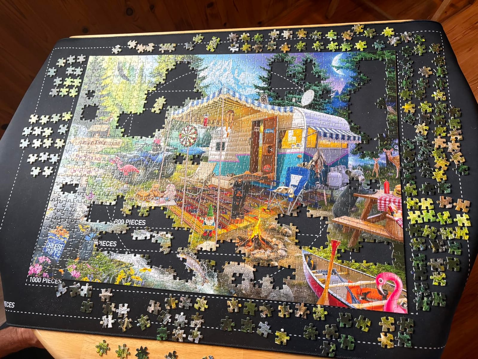 The Original Newverest Jigsaw Puzzle Mat Roll Up, Saver Pad 46