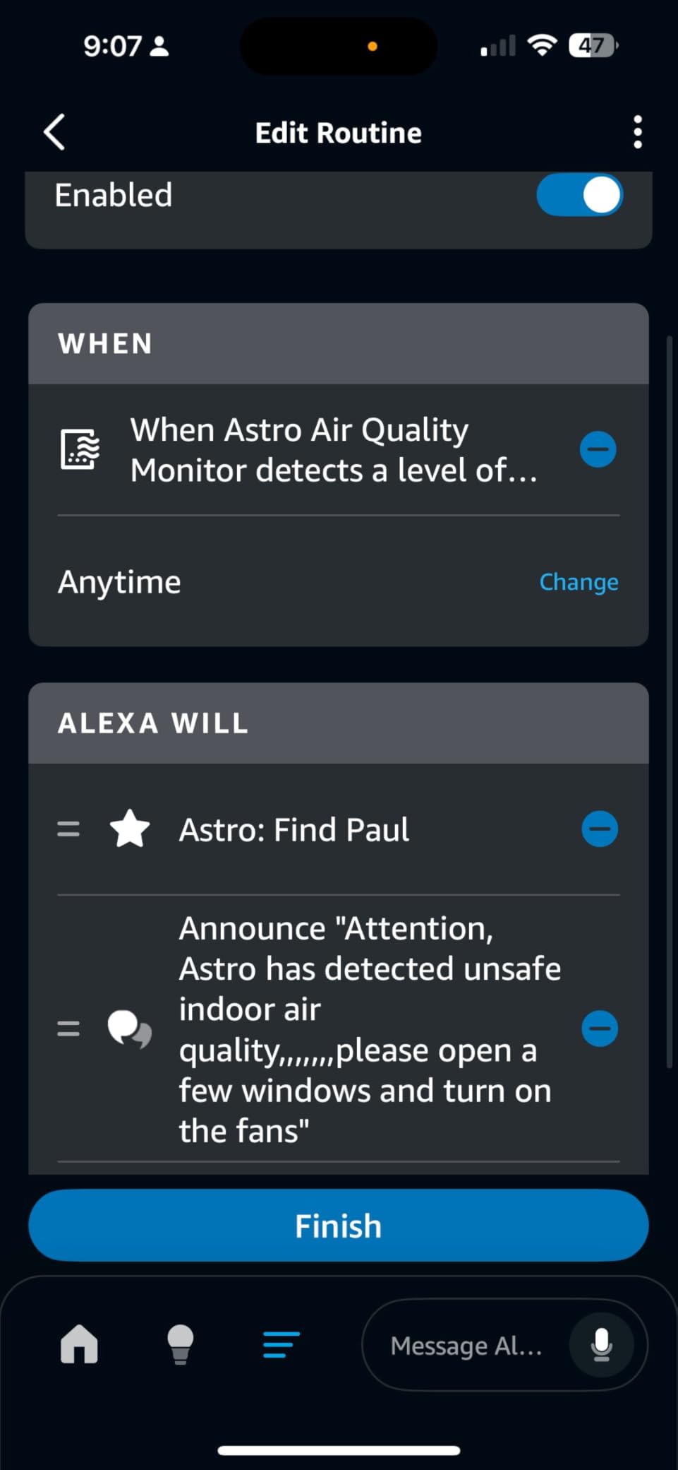 Amazon Smart Air Quality Monitor, Detects temperature, humidity, carbon monoxide, PM2.5 and VOCs, Works with Alexa customer photo 1