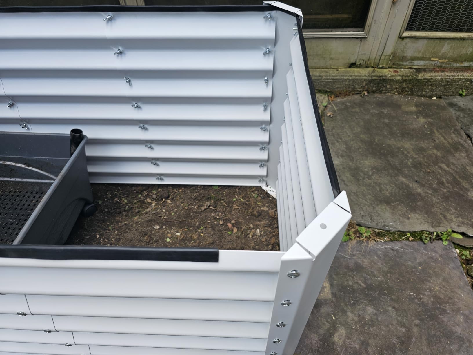 Best Choice Products 6x3x2ft Outdoor Metal Raised Garden Bed, Deep Root Box Planter for Vegetables, Flowers, Herbs, 269 Gallon Capacity, 100% Non Toxic Materials - Gray customer photo 2