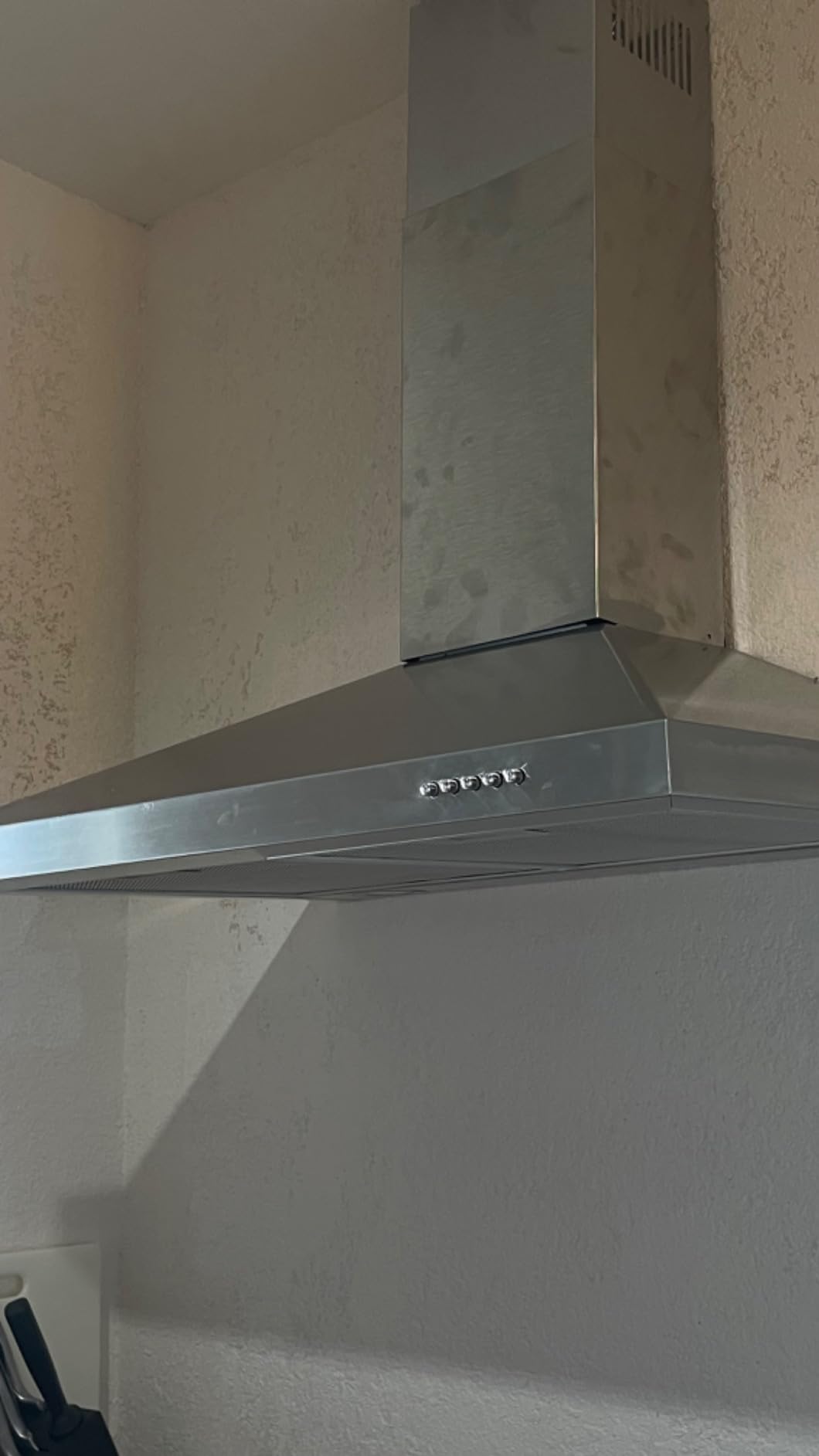 Hermitlux 30 Inch Wall Mount Range Hood, Stainless Steel Kitchen Vent Hoods | Ducted/Ductless Convertible, Charcoal Filter Included, Efficient Kitchen Smoke Ventilation customer photo 1