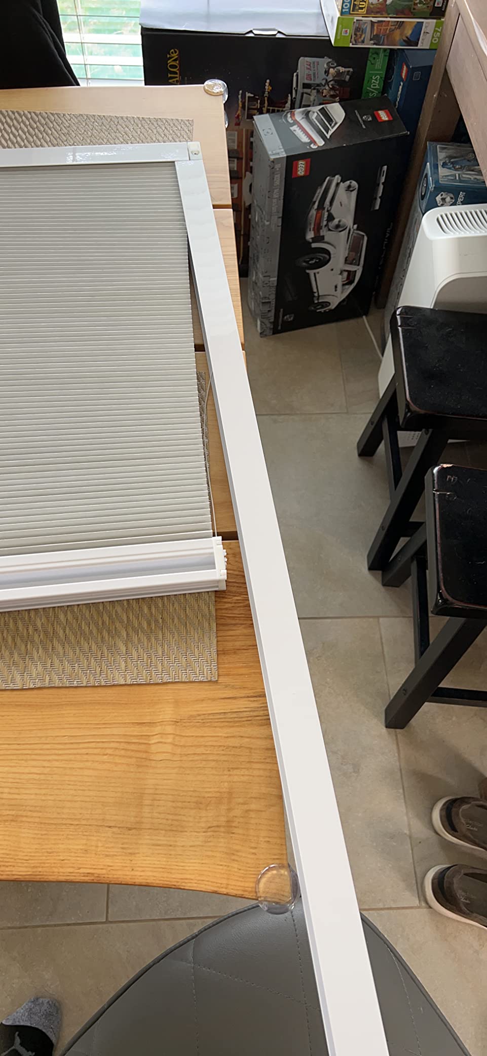 Tipiace Custom Blackout Skylight Window Cellular Shades (White 93021A) | Thermal insulation for extreme temperature control, UV blocking, energy saving, privacy and light control for home use customer photo 2