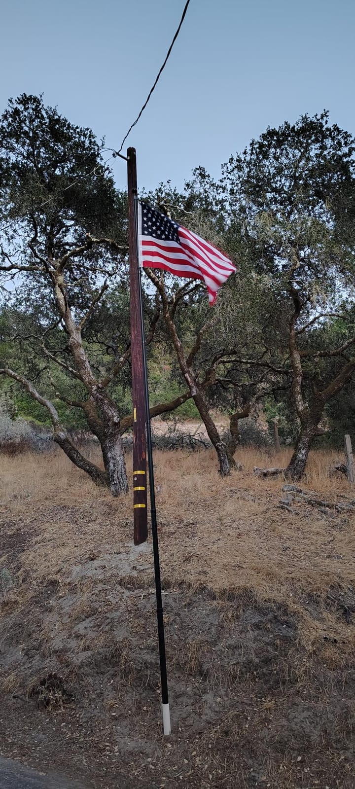 20 FT Telescoping Flag Pole, Heavy Duty Aerospace Aluminum Flagpole Kit | 45K PSI & 95 HBW Hard Flag pole for Outside House, Unbending Telescopic Outdoor In-Ground Flag Poles for Yard customer photo 1