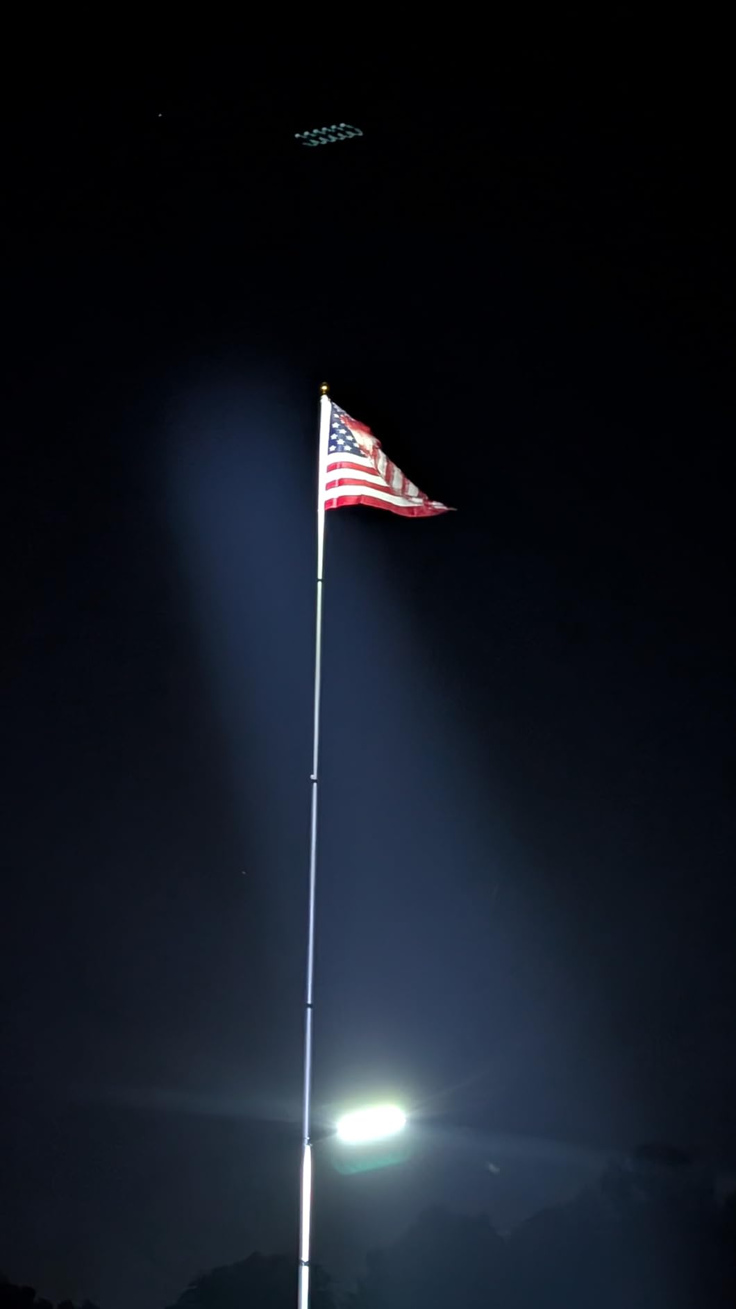 20 FT Telescoping Flag Pole, Heavy Duty Aerospace Aluminum Flagpole Kit | 45K PSI & 95 HBW Hard Flag pole for Outside House, Unbending Telescopic Outdoor In-Ground Flag Poles for Yard customer photo 2