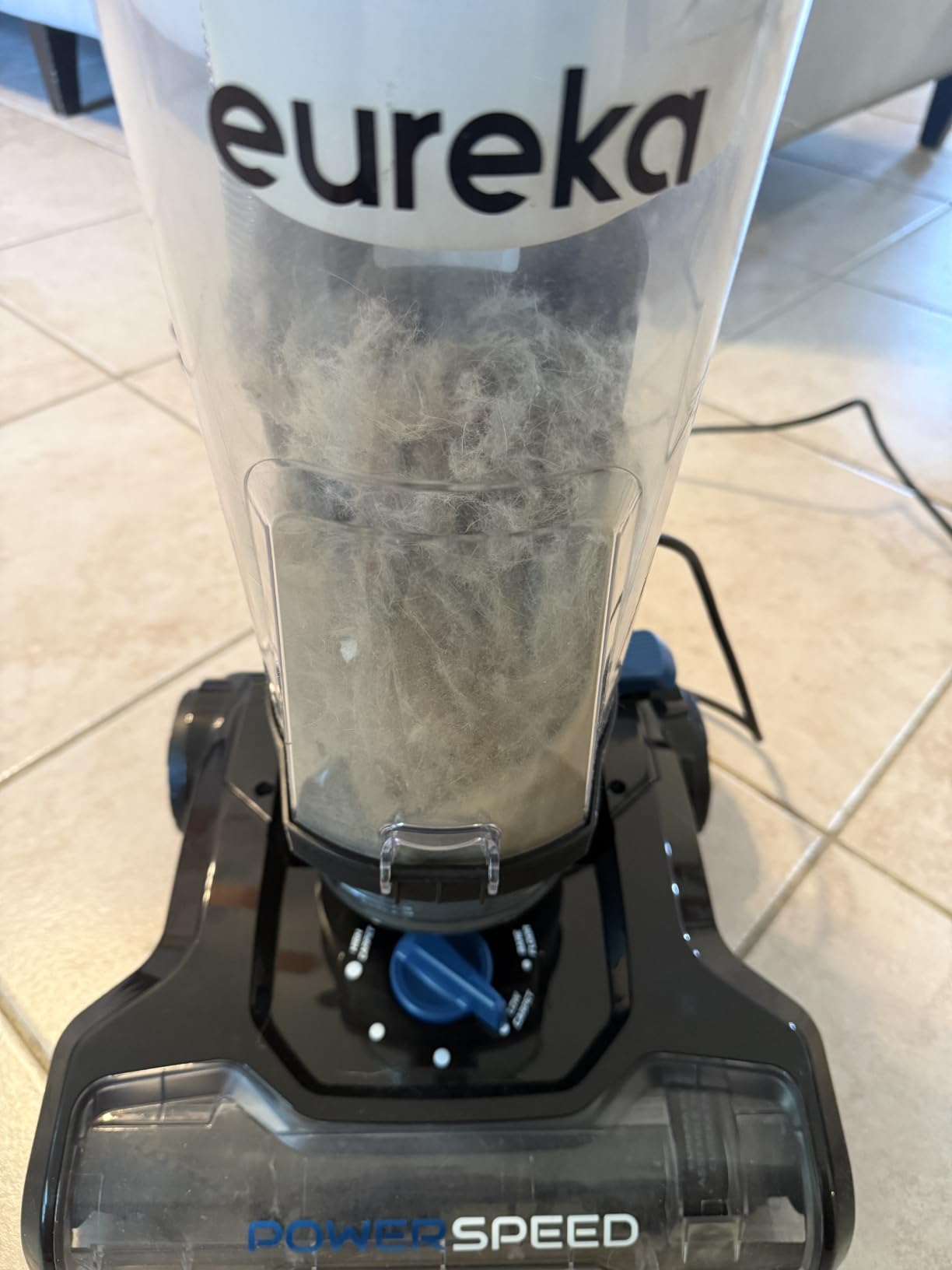 Eureka PowerSpeed Lightweight Upright Vacuum Cleaner for Carpet and Hard Floor, Pet Turbo Brush, NEU181A, Blue customer photo 1