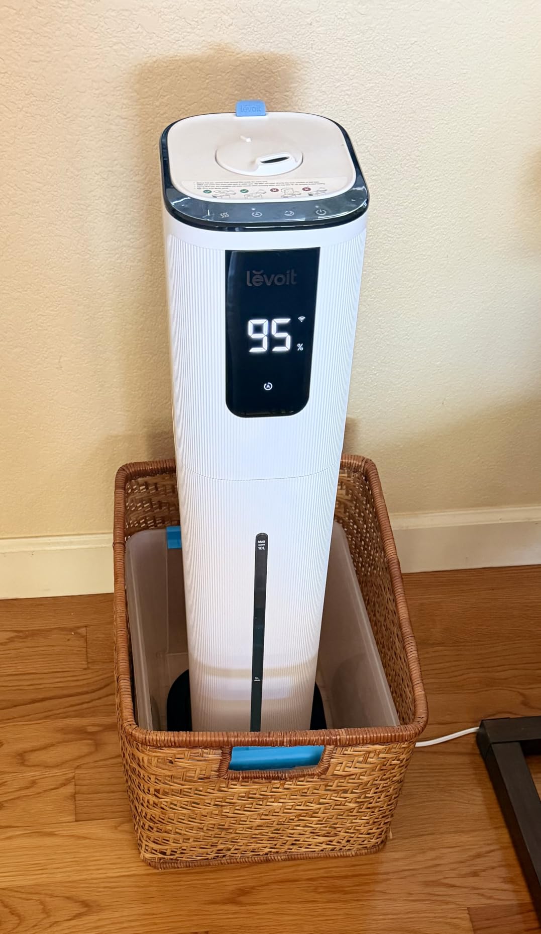 Levoit LV600S Smart Warm & Cool Mist Humidifiers for Home Bedroom Large Room | 6L 753ft² Coverage, Quickly & Evenly Humidify Whole House, Easy Top Fill, Smart Sensor, App & Voice Control, Quiet Sleep Mode customer photo 1