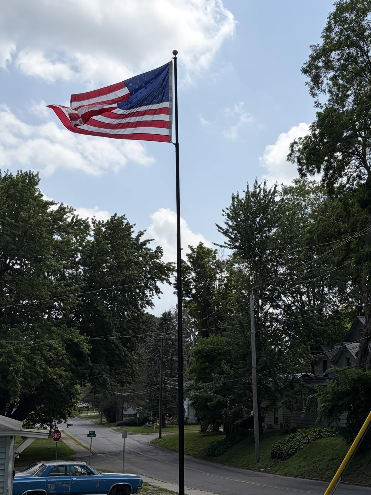 Service First Heavy Duty Telescoping Flagpole Kit (25 Foot, Silver) customer photo 1