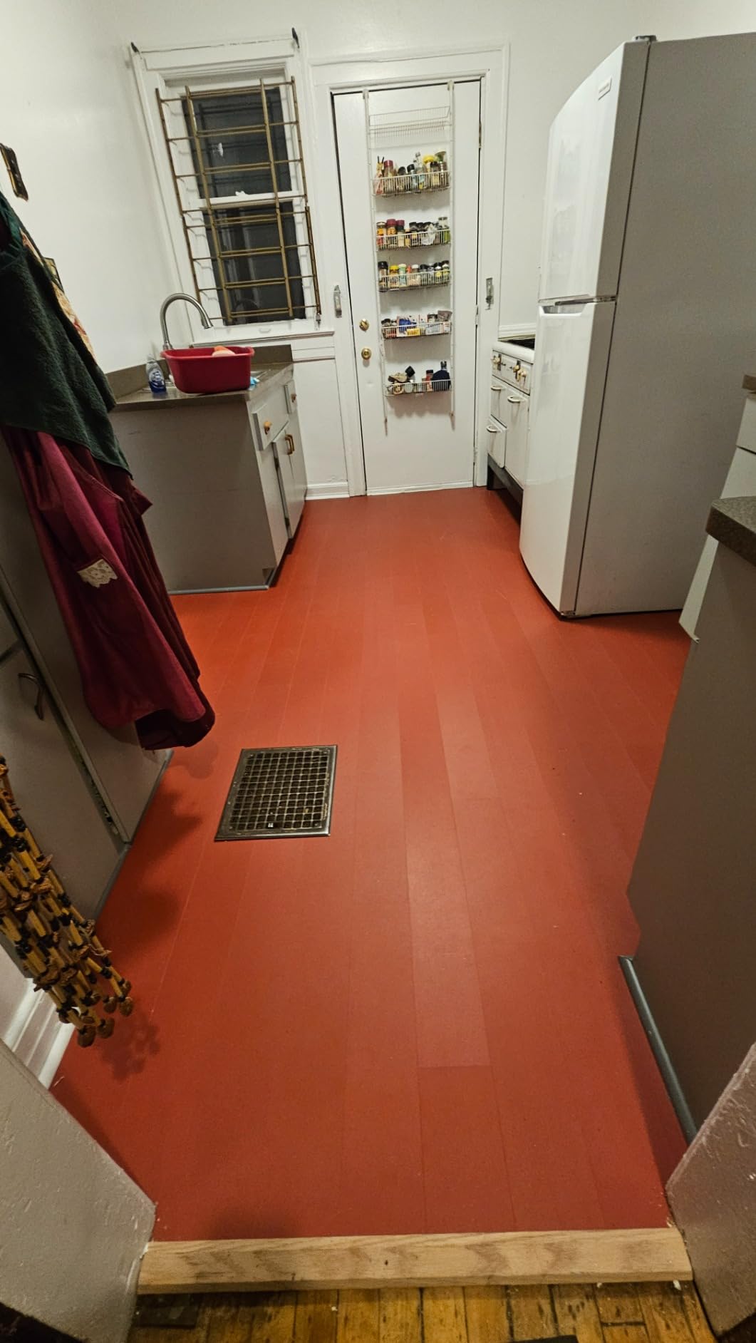 Lucida Surfaces Luxury Vinyl Flooring Tiles | Interlocking Flooring for DIY Installation | Solid Color-Look Planks | Creamsicle | MonoCore | 13 Sq. Feet, Box of 10 Tiles customer photo 2