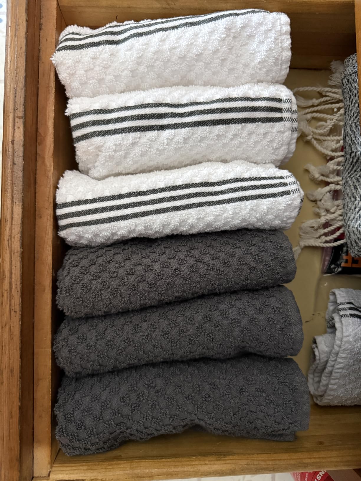 Infinitee Xclusives Kitchen Towels - 6 Pack - Cotton Dish Towel 15