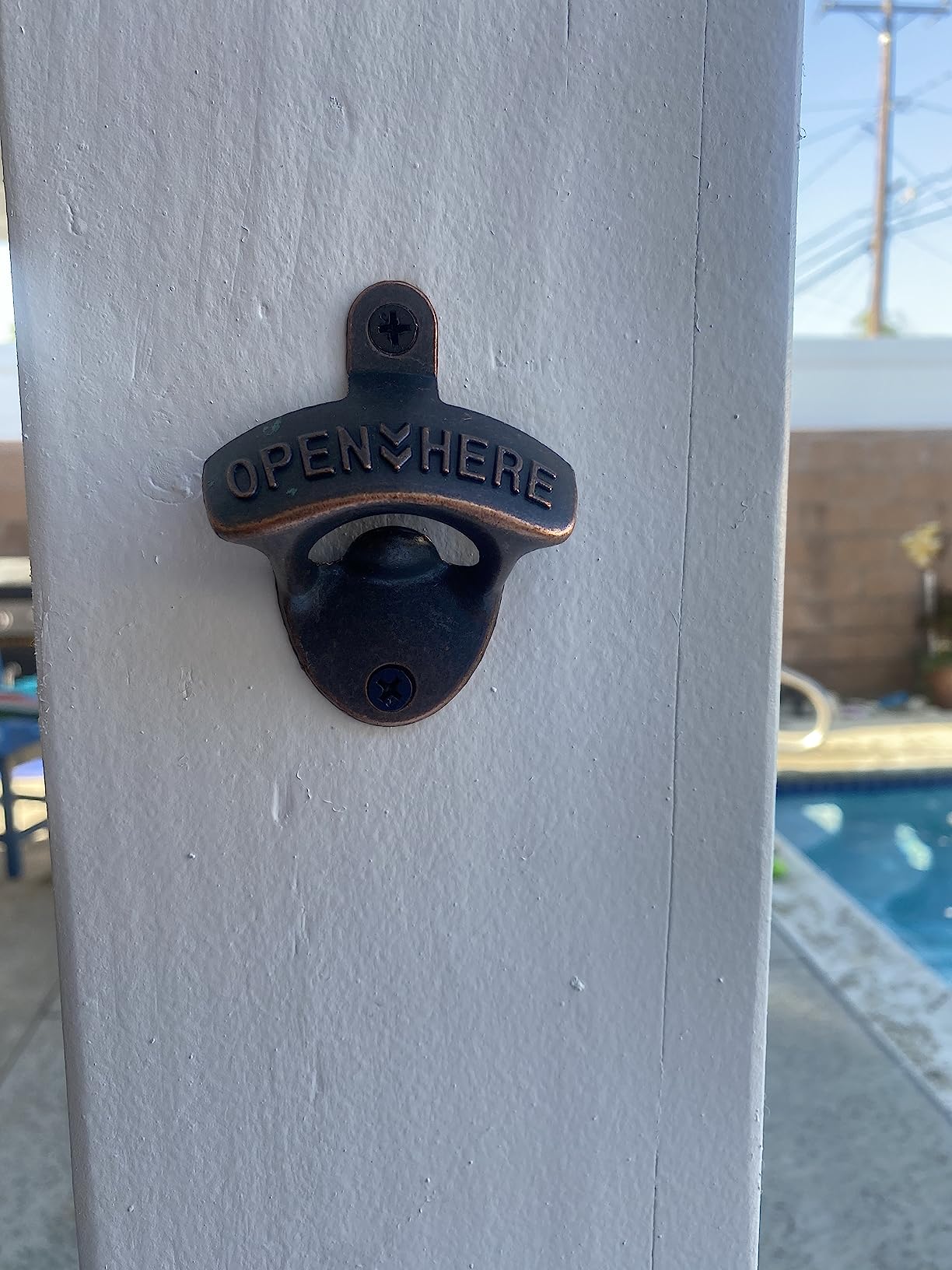 Beer bottle openers Cast Iron wall mounted bottle opener | (Set of 2 With screws) customer photo 2