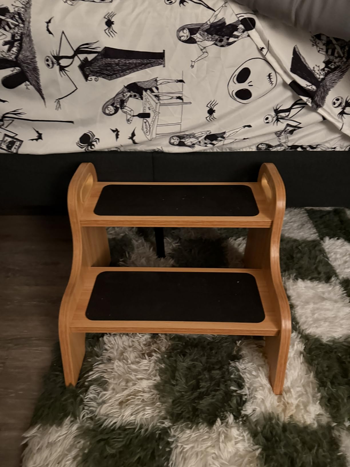 StrongTek Wooden Toddler 2 Step Stool, 350 lb, Non-Slip, Natural | 13 in High, Wide Non-Slip Steps, Built-In Handles, Stable Support for Sink, Potty Training, Kitchen, Bathroom and Bedside customer photo 1