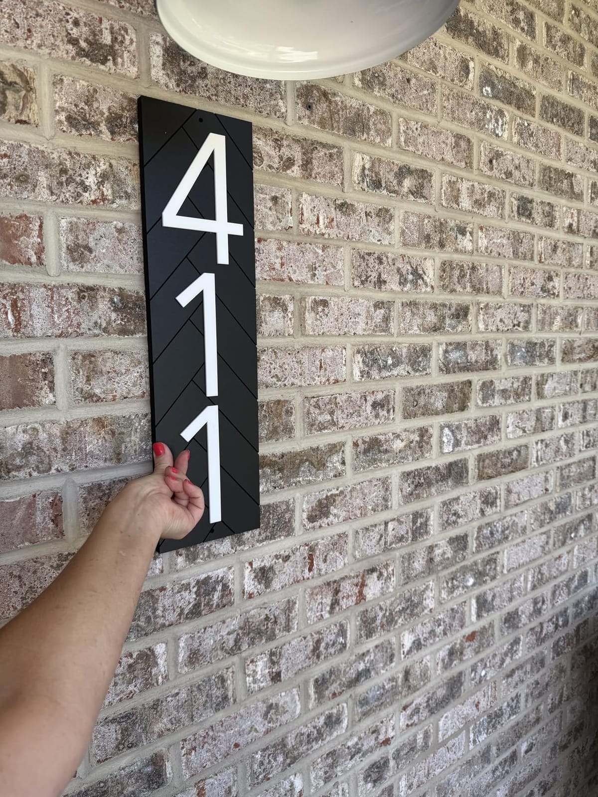 Address Signs for House - Modern Black 20