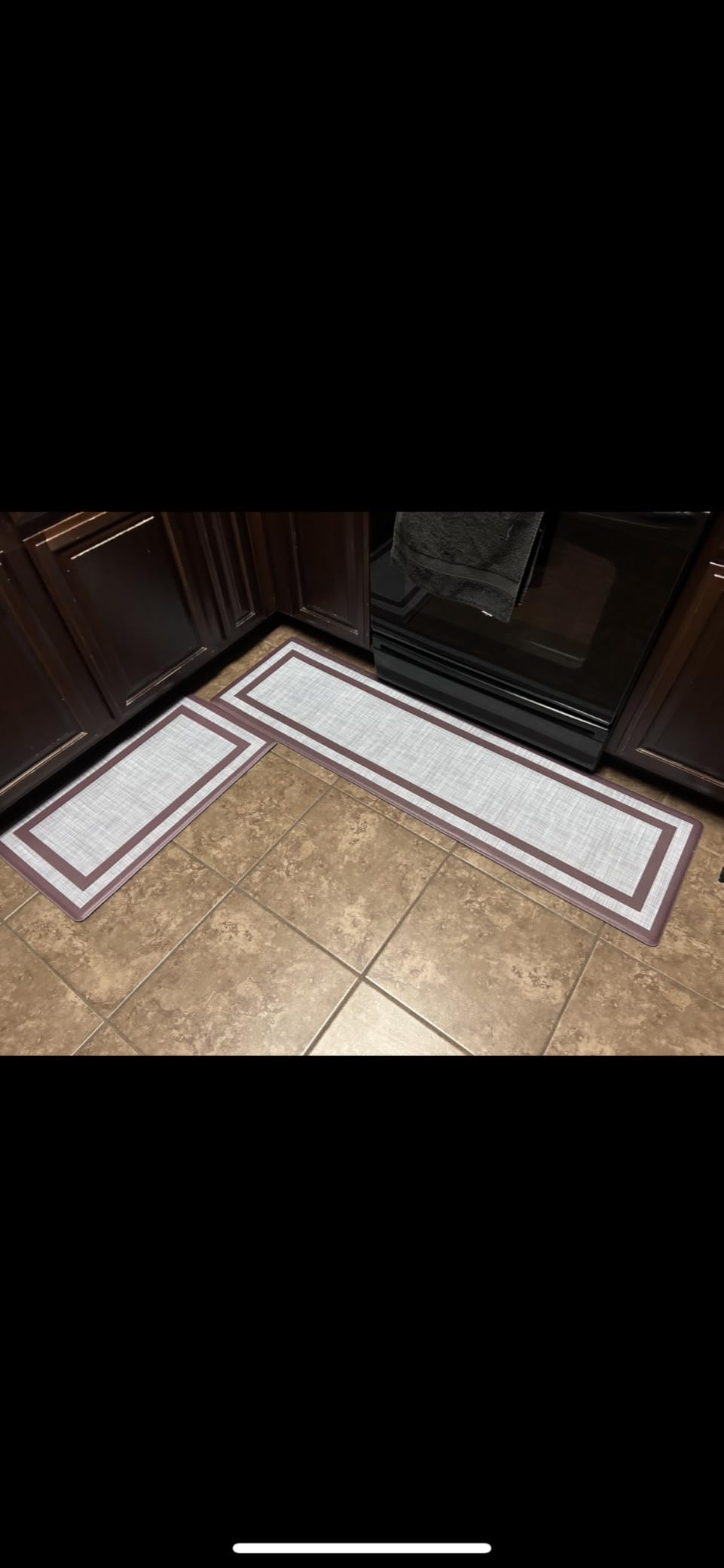 Mattitude Kitchen Mats Set of 2, Cushioned Anti-Fatigue Non-Skid Rug Sets customer photo 1