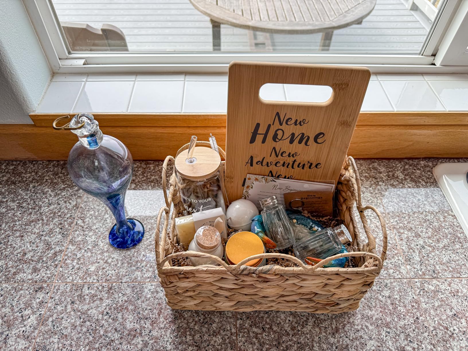 MY-ALVVAYS House Warming Gifts New Home, Perfect House Warming Gifts, New Home Gift Idea for Women Men Homeowner, New Apartment Essentials, New Home New Adventure New Memories 2026 Cutting Board customer photo 2