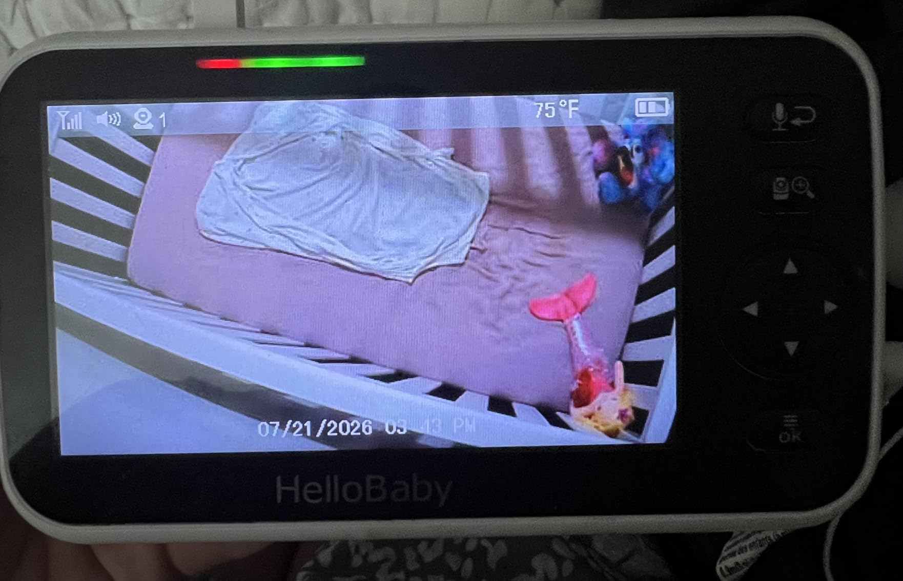 HelloBaby No WiFi Baby Monitor Camera and Audio HB6550, 5