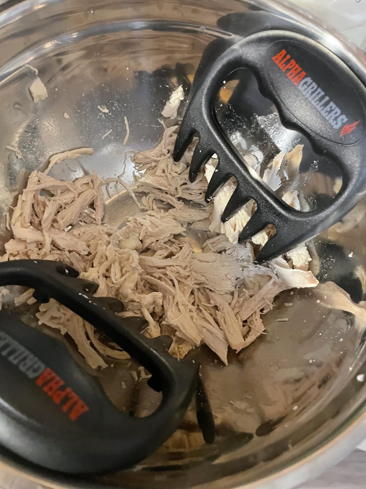 Alpha Grillers Meat Shredder Claws BBQ Pulled Pork Bear Claws for Shredding | Smoker & Grilling Accessories, Chicken Shredder Tool, Pork Pulling Gift for Men customer photo 2