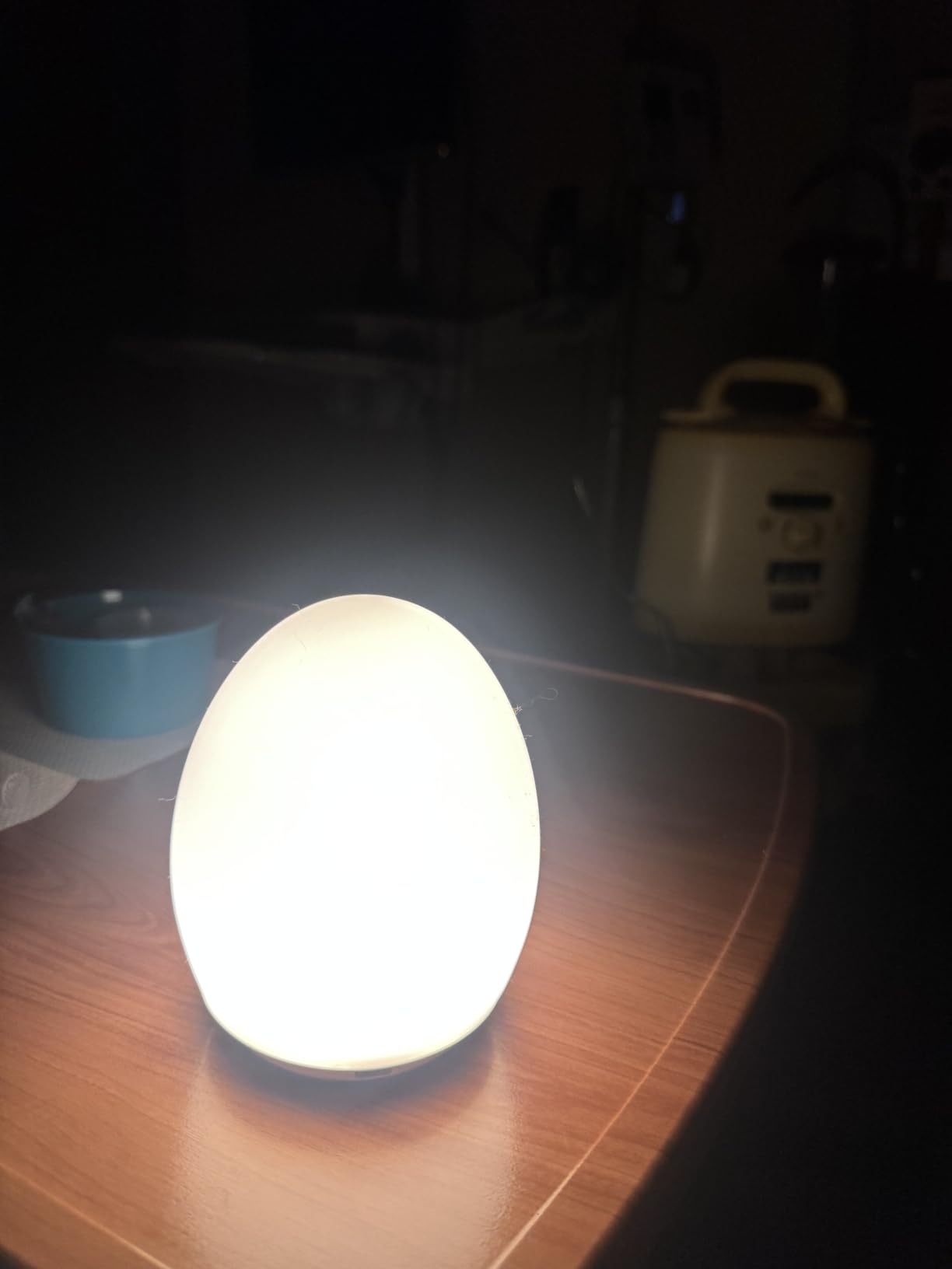 MediAcous Night Light for Kids, 7 Colors Changing Egg Light for Nursery customer photo 2