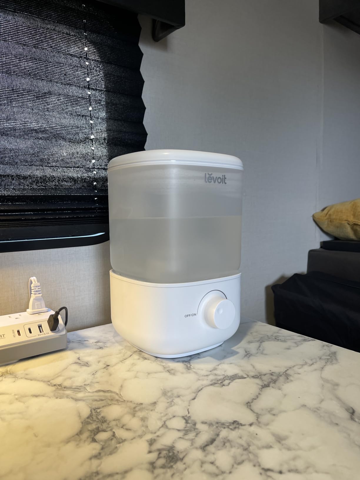 Levoit 300S Smart Cool Mist Top Fill Humidifiers for Bedroom with Sensor, 3L | Auto Humidity Setting, APP & Voice Control, Essential Oil Diffuser, Ultra Quiet Operation, Super Easy Top Fill, 25H, White customer photo 2