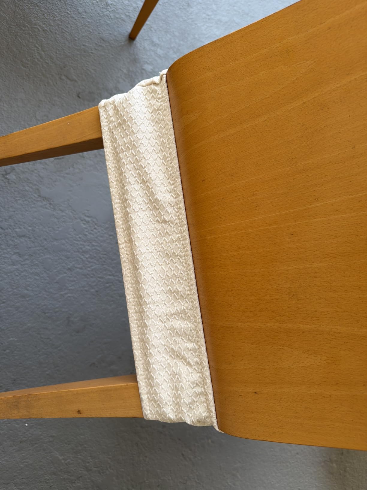 Smiry Waterproof Seat Covers for Dining Room Chairs, Set of 4 | Stretch Jacquard Removable Washable Chair Seat Slipcovers Protector, No Rear Covers, Beige customer photo 1