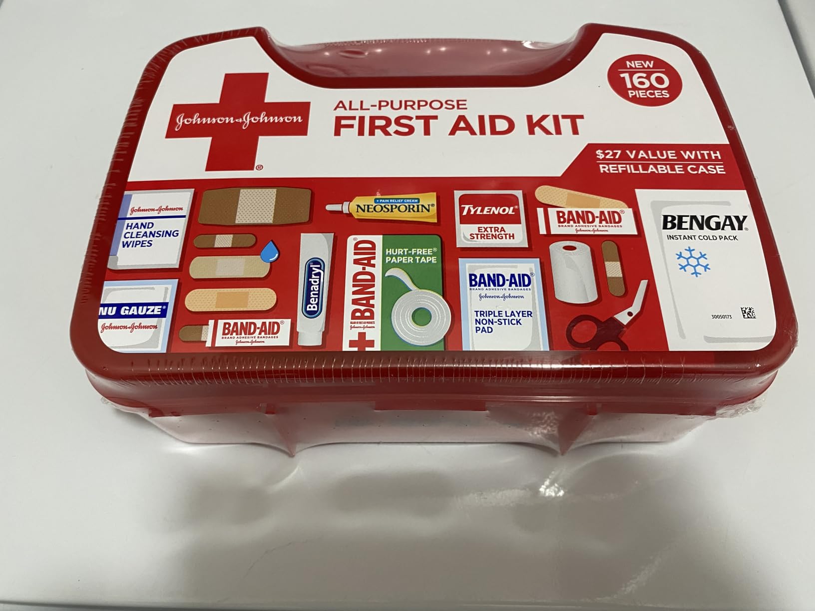 BAND-AID Brand All-Purpose Portable Compact First Aid Kit, 160 Piece customer photo 1