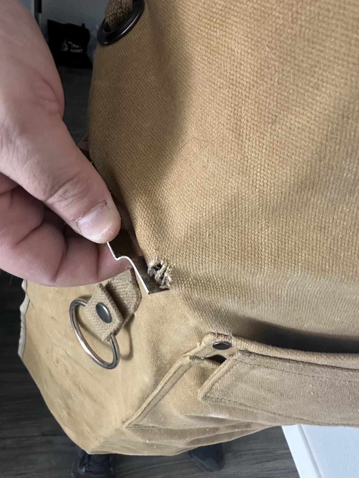 Woodworking Apron for Men, Shop Apron Bib Work Apron with 9 Tool Pockets | Heavy Duty Wood Working Workshop 20 oz Canvas Apron for Carpenter Woodworker Blacksmith customer photo 2