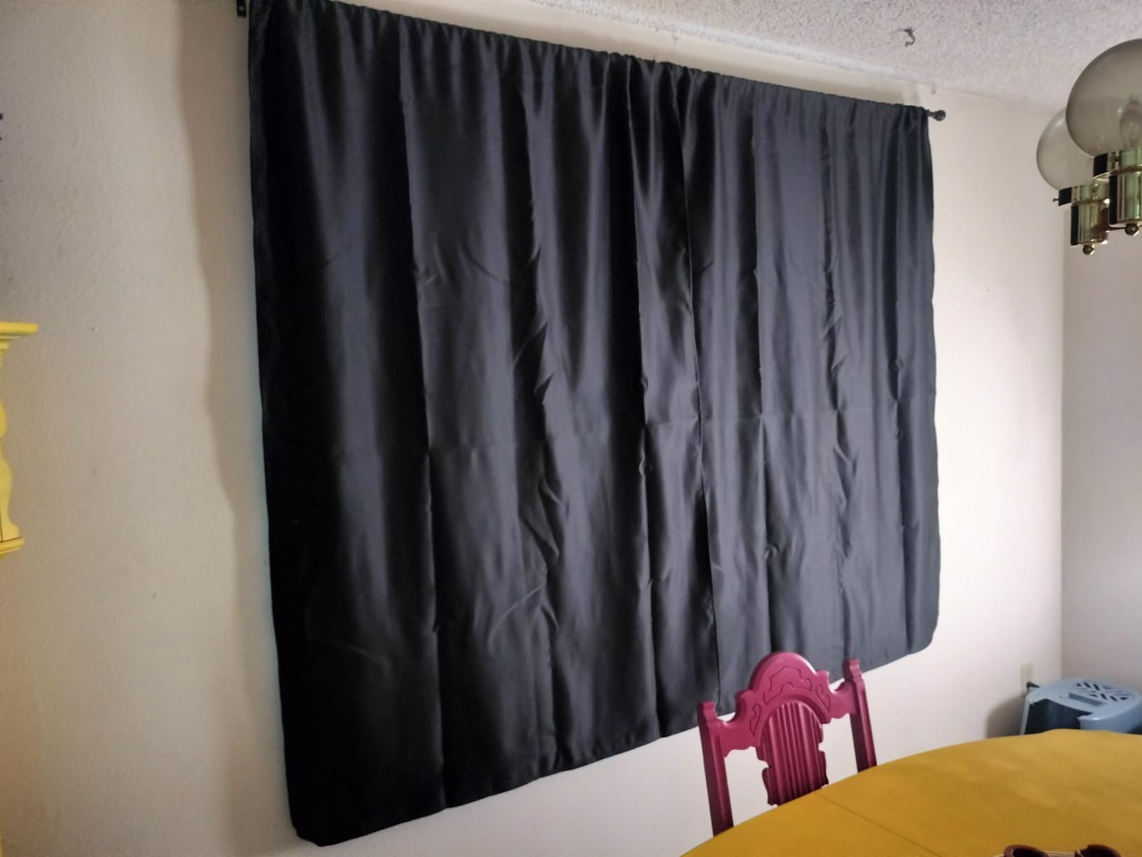 NICETOWN Short Kitchen Window Blackout Curtains Over Sink 36 inch 2 Panels | Black Out RV Bunk Drapes for Camper, Thermal Insulating Cafe Half Curtains for Small Window, Rod Pocket, Room Darkening customer photo 2