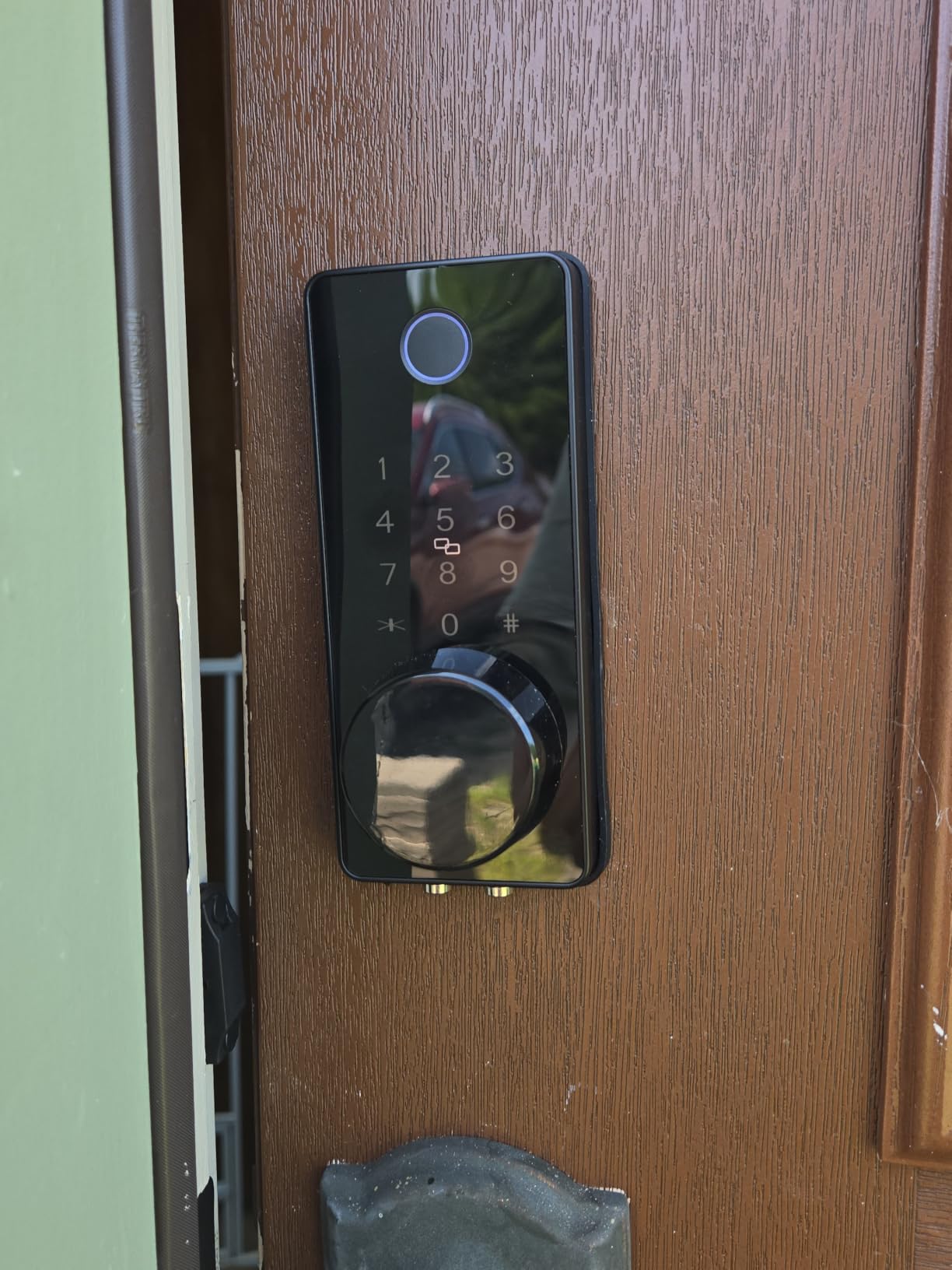 LOCKSTAR Smart Door Lock - Keyless Entry Deadbolt Door Lock - Multiple Entry Methods - APP, Fingerprint Touch ID, Keypad Code, Card FOB, Traditional Key, Smart Home Devices customer photo 2