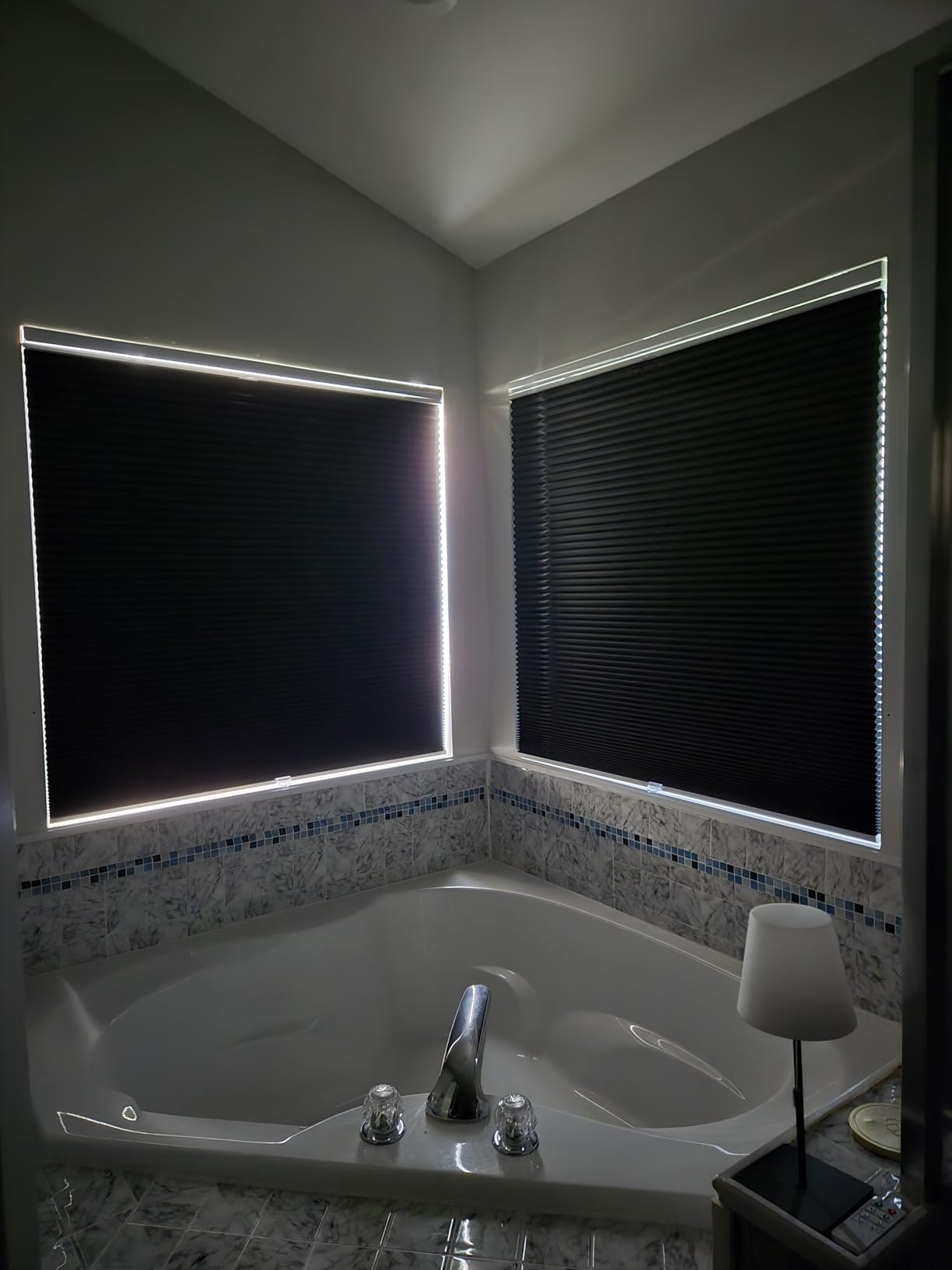 Changshade Blackout Top Down Bottom Up Cellular Shades, Cordless Honeycomb Blinds for Bedroom, Nursery & Bathroom, Total Privacy, 27