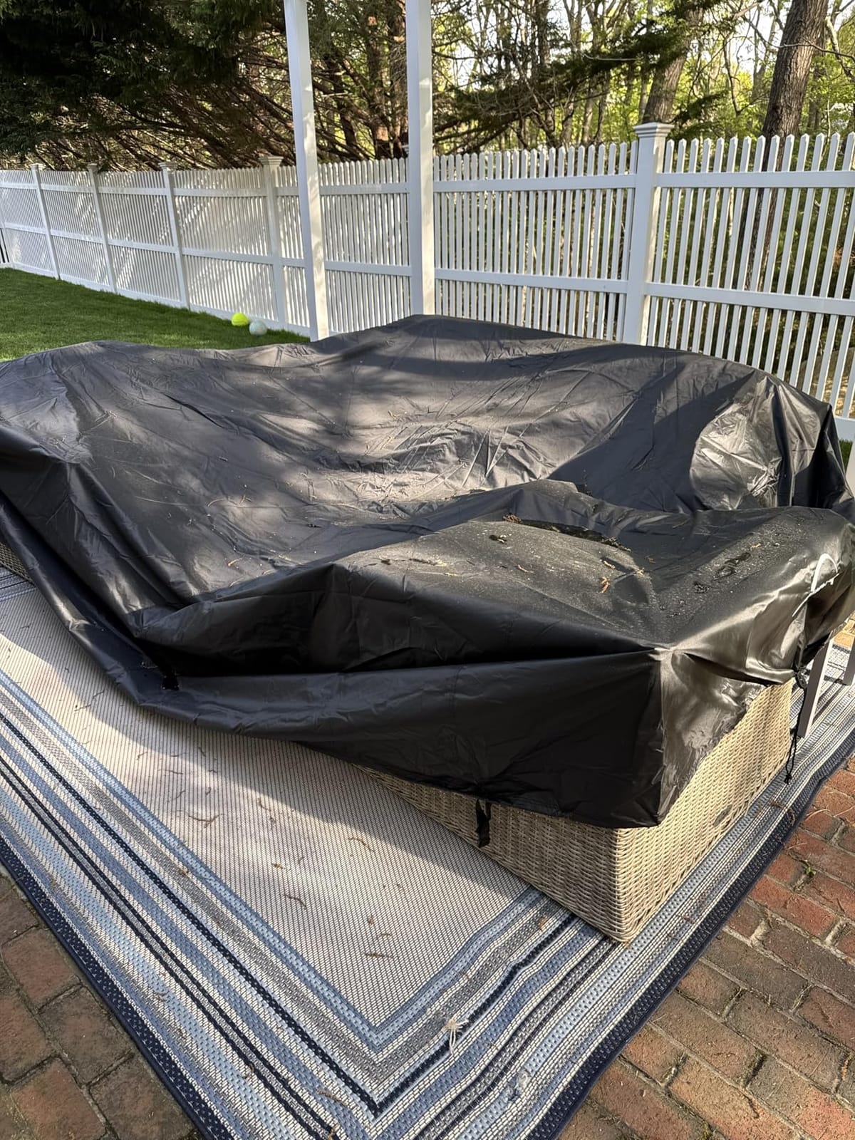 Kipiea Patio Furniture Covers Waterproof Winter - Heavy Duty Anti-UV No Tears or Fading customer photo 1